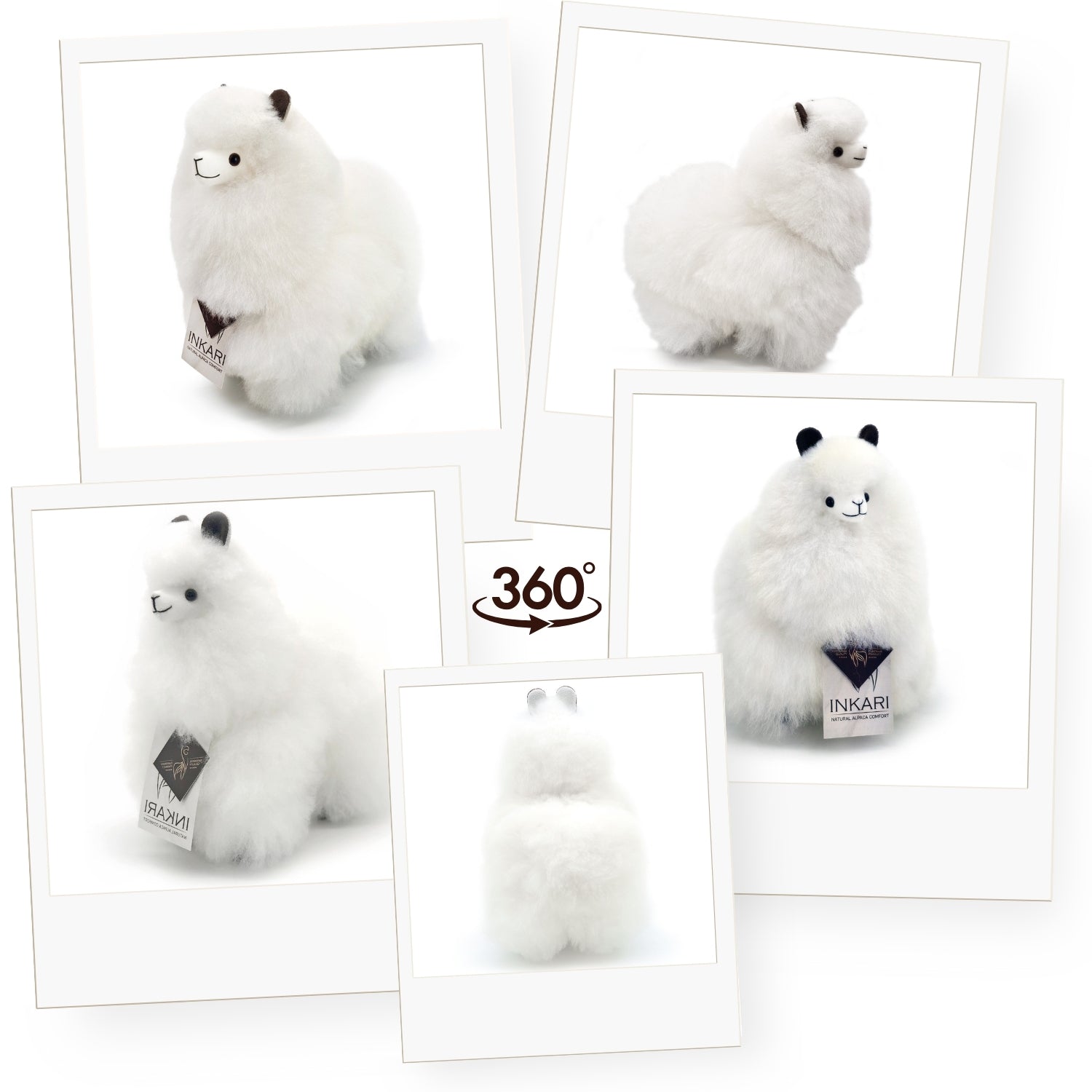 Alpaca Small, Ivory - H23 cm