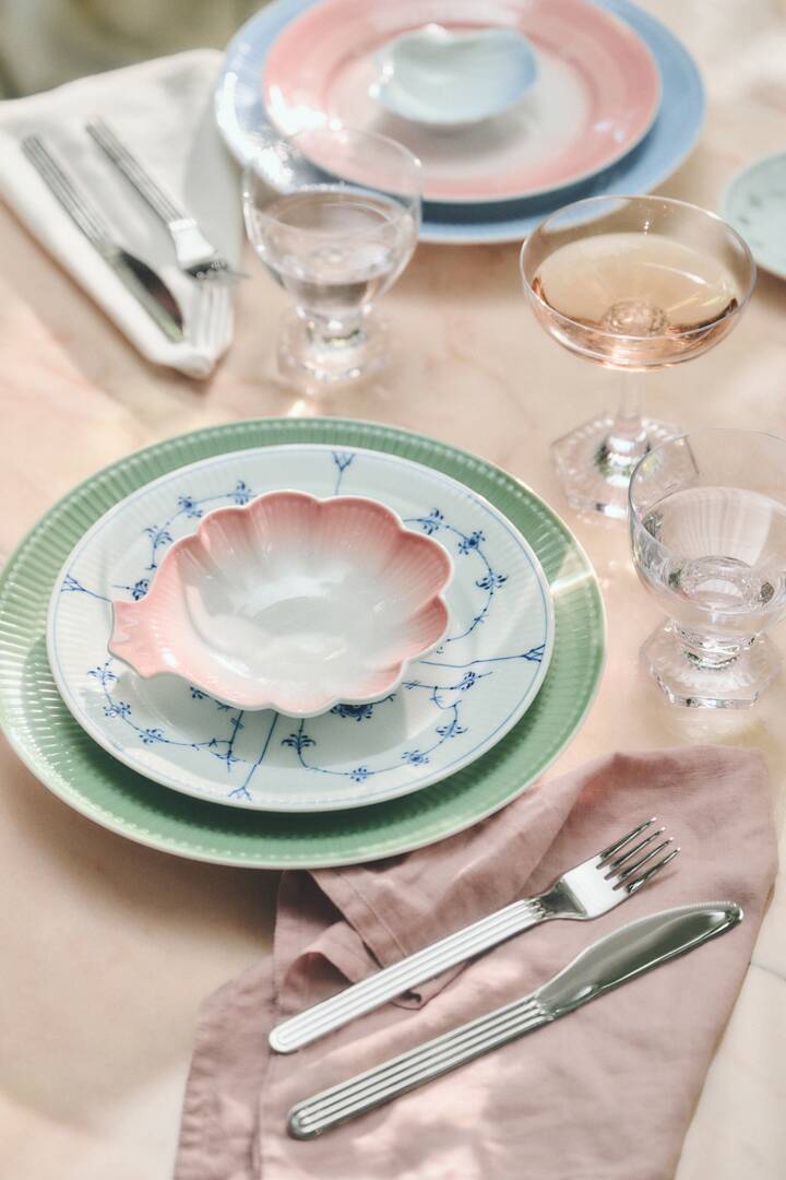 Iris fad, Koral - L16 cm