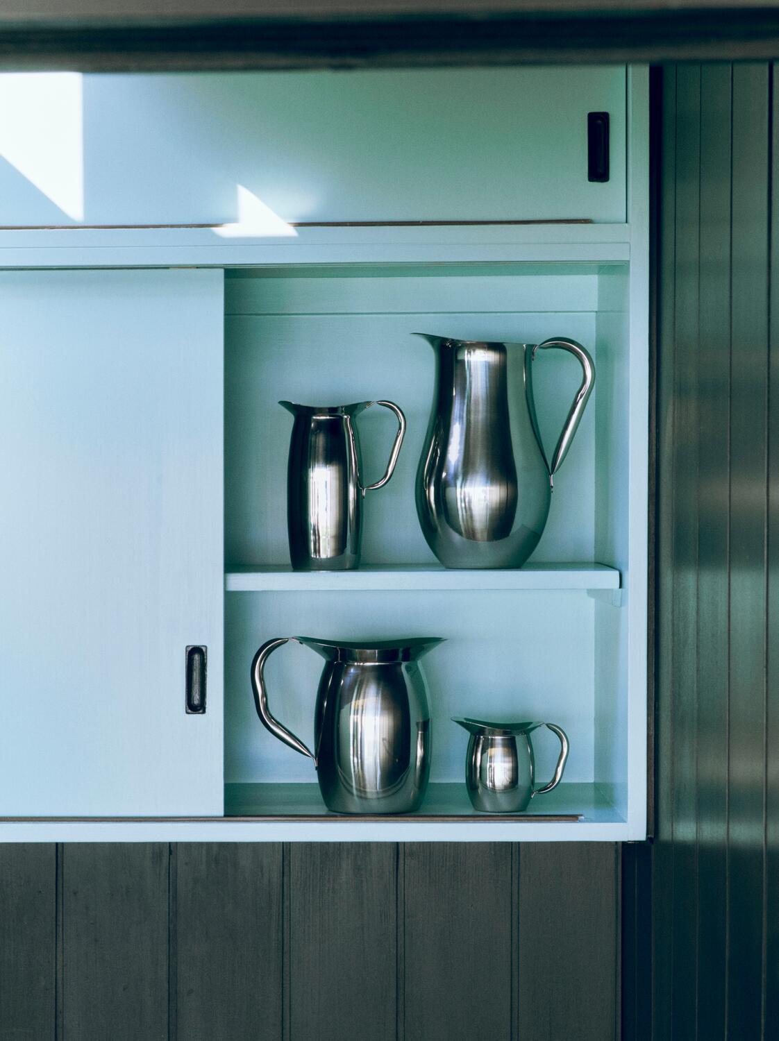 Indian Steel Pitcher, X-Small - sølvfarvet