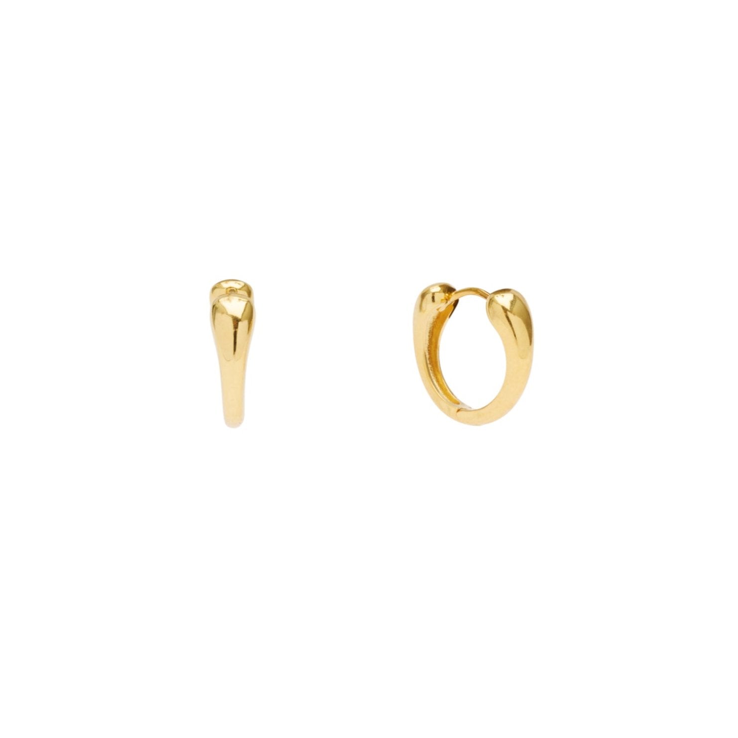 Iris hoops - forgyldt