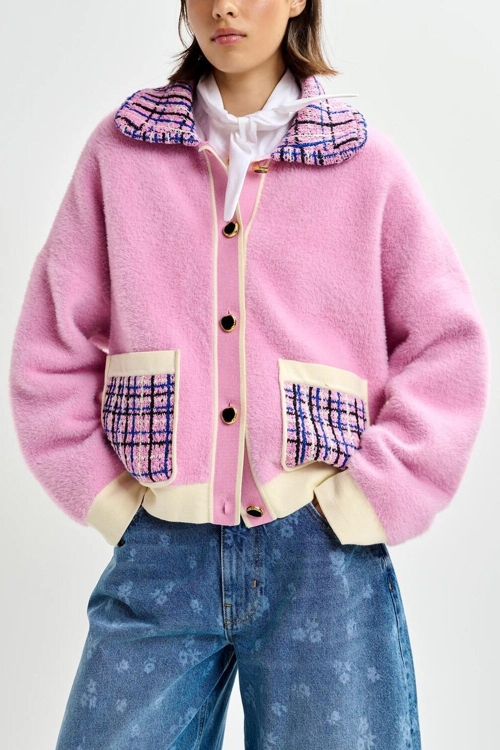 Joilu cardigan - Cotton Candy
