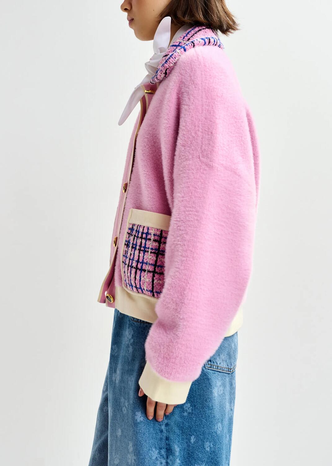 Joilu cardigan - Cotton Candy