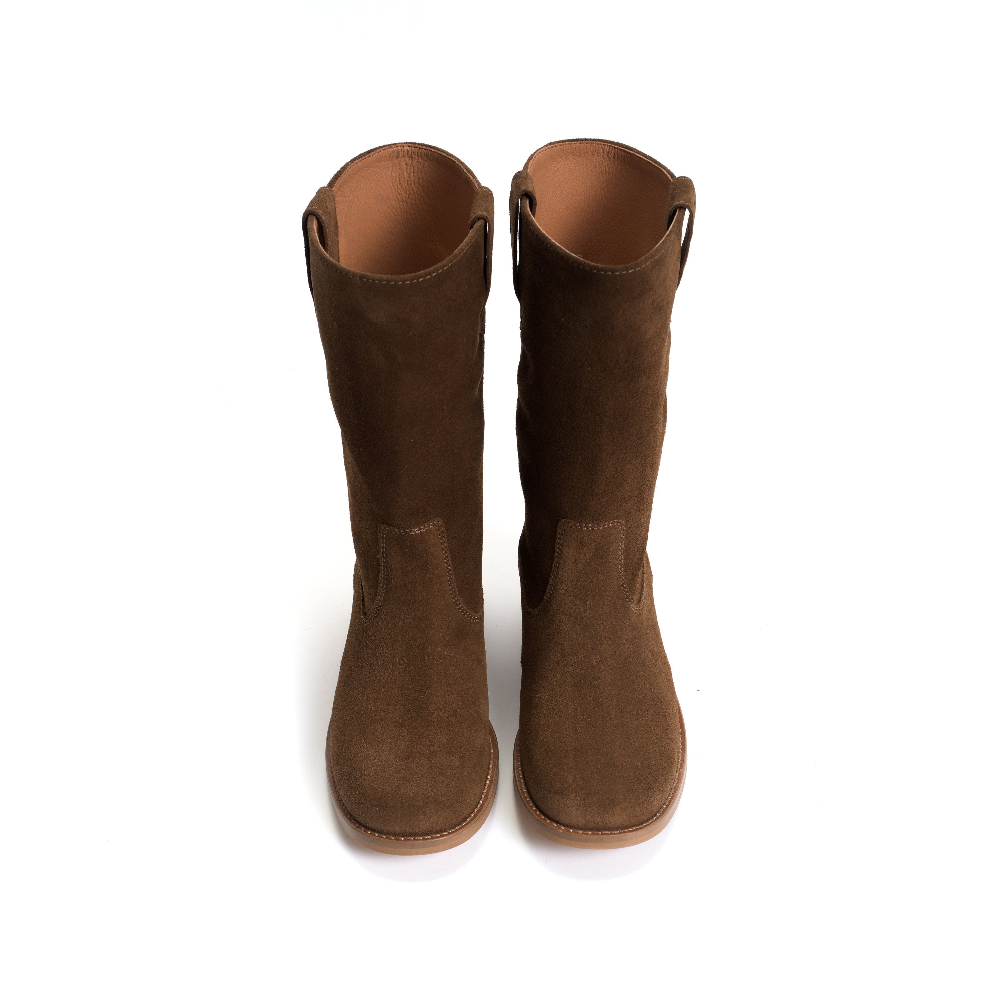 Julia ruskindsstøvle - Brown