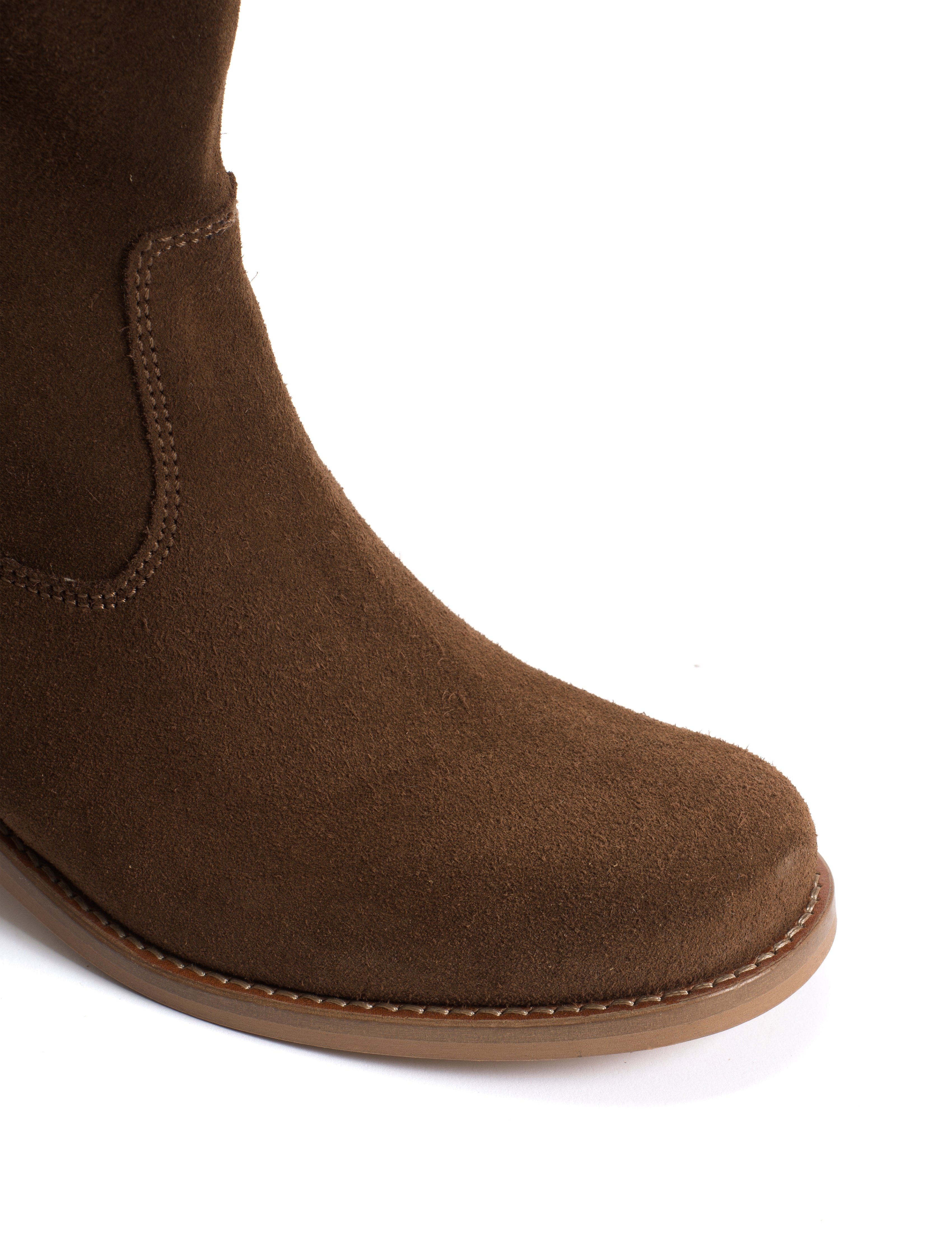 Julia ruskindsstøvle - Brown