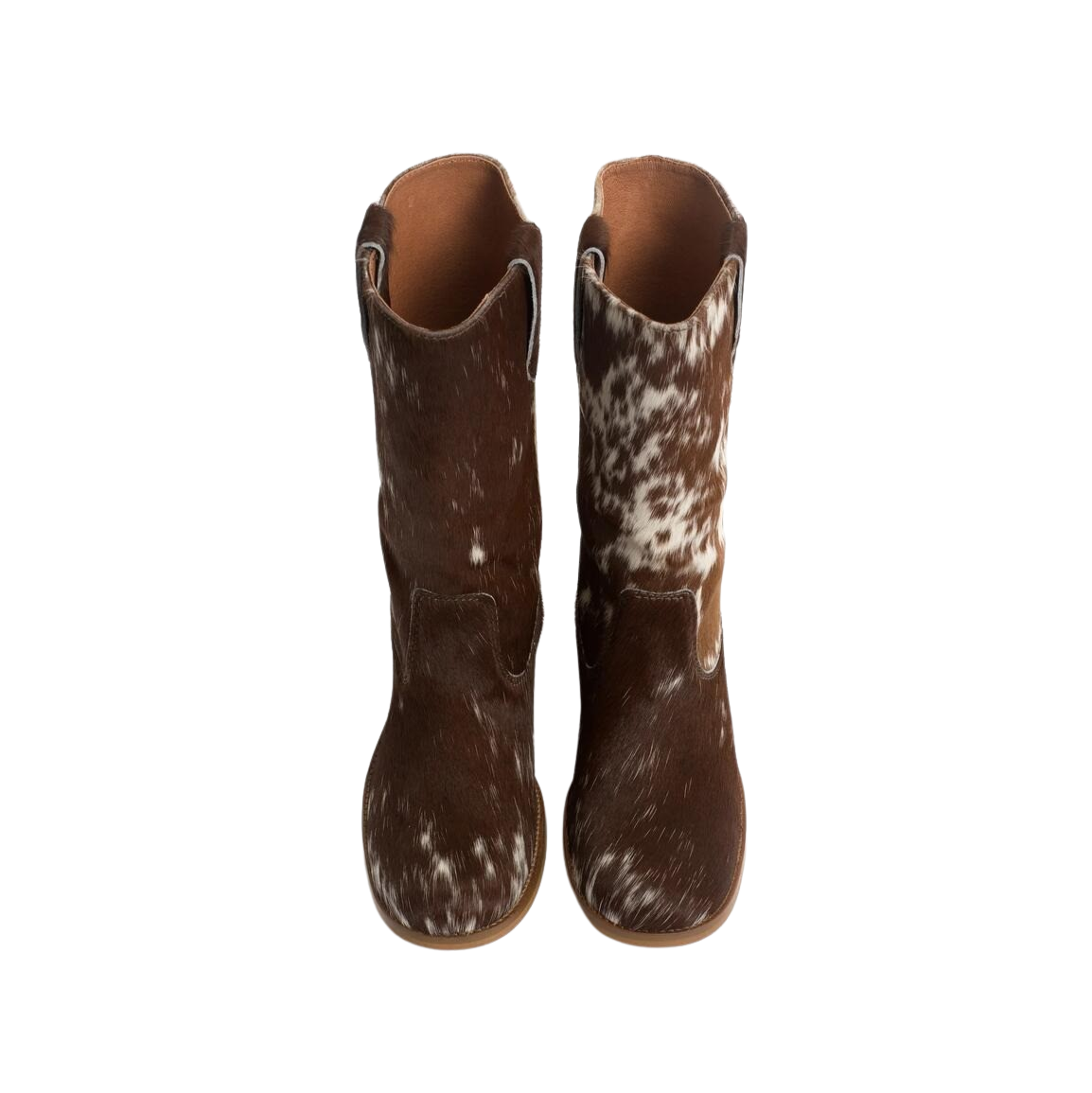 Julia Gaucho læderstøvler - Cow Fur