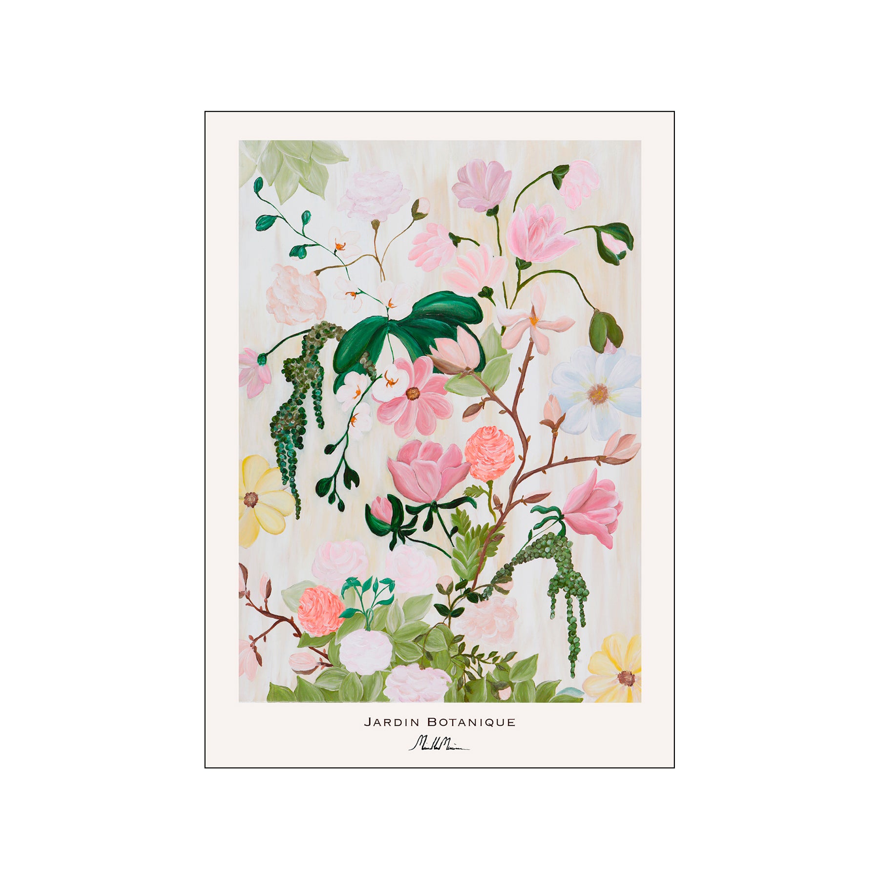 Morais Artworks Jardin Botanique plakat