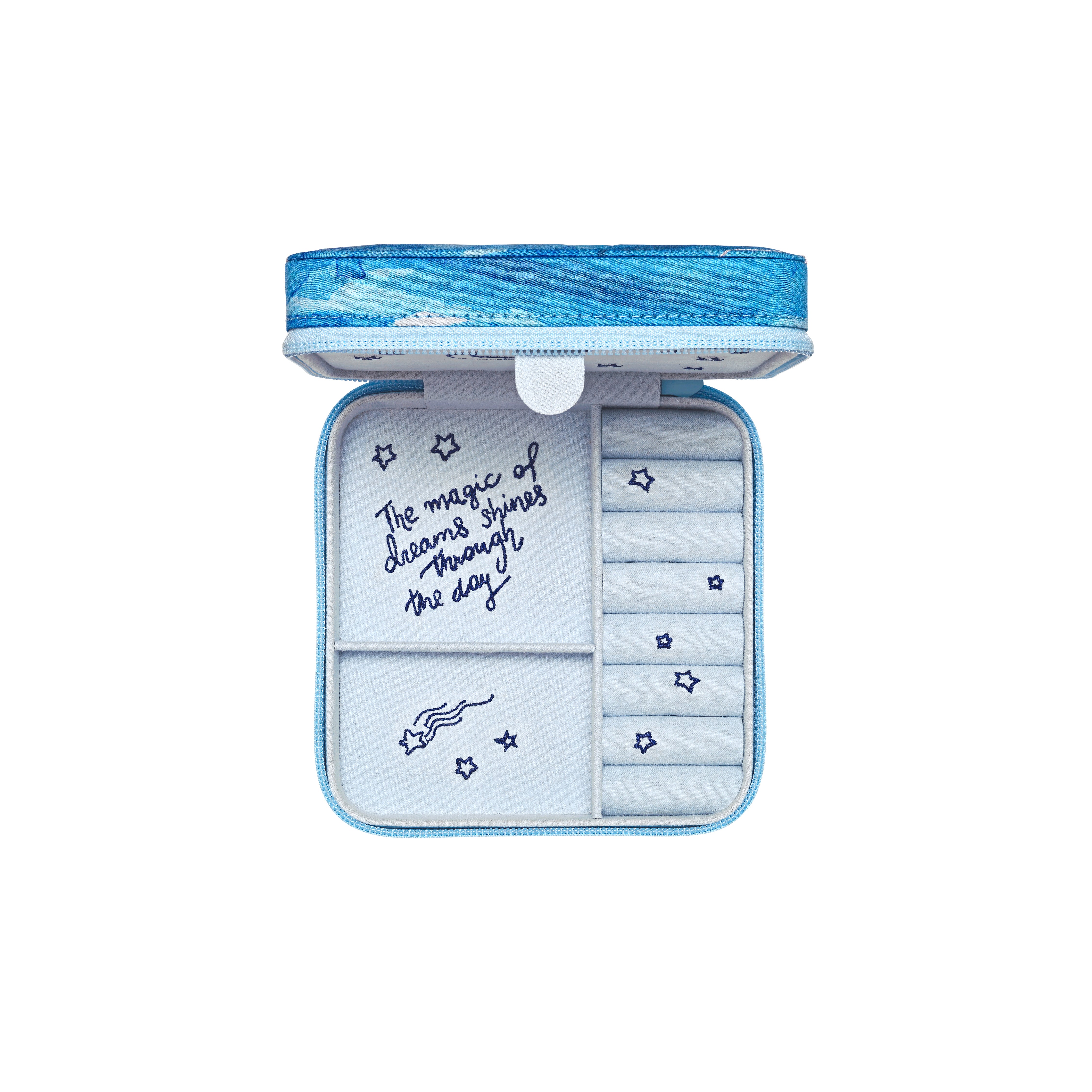 Moonshine Rose smykkeskrin - blå