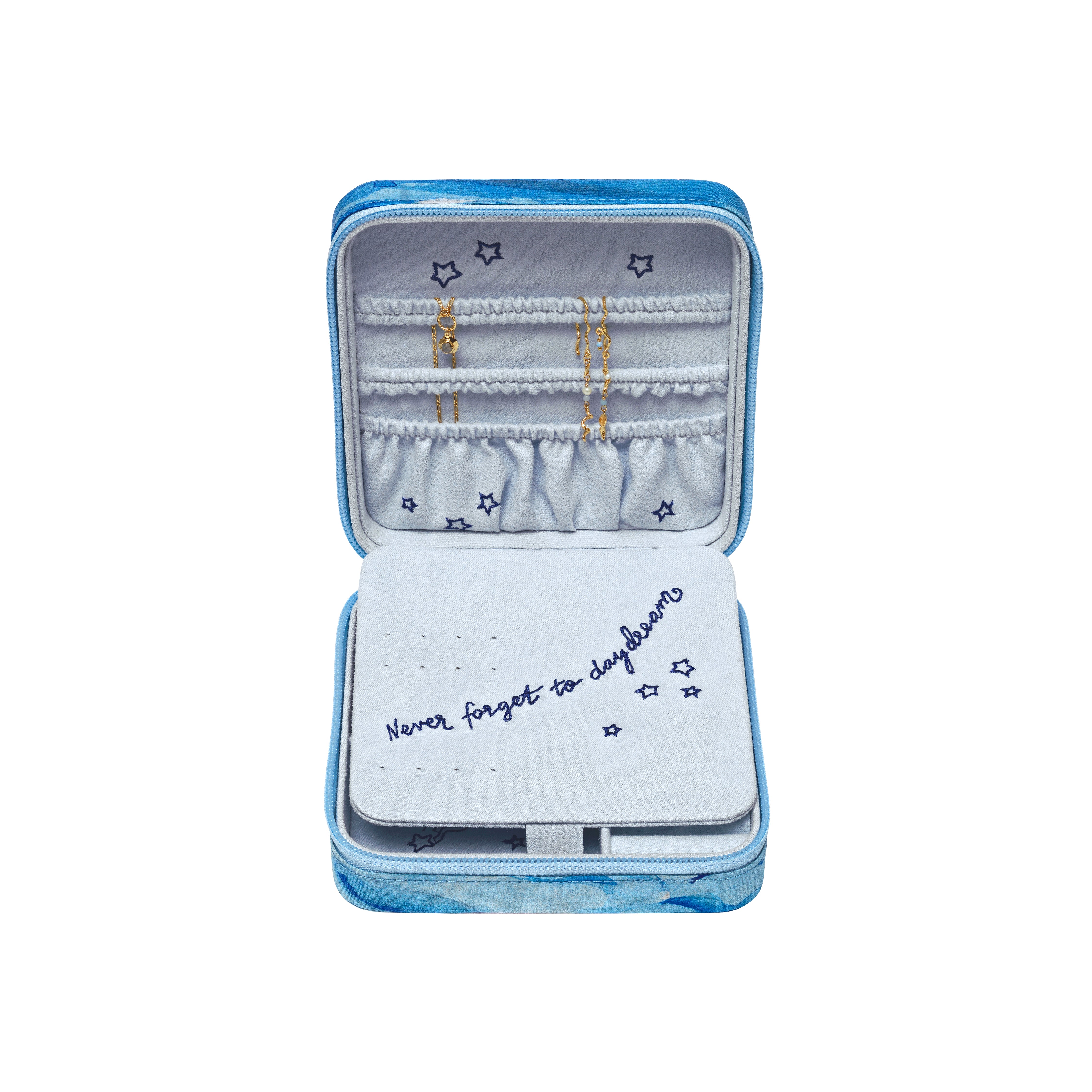 Moonshine Rose smykkeskrin - blå