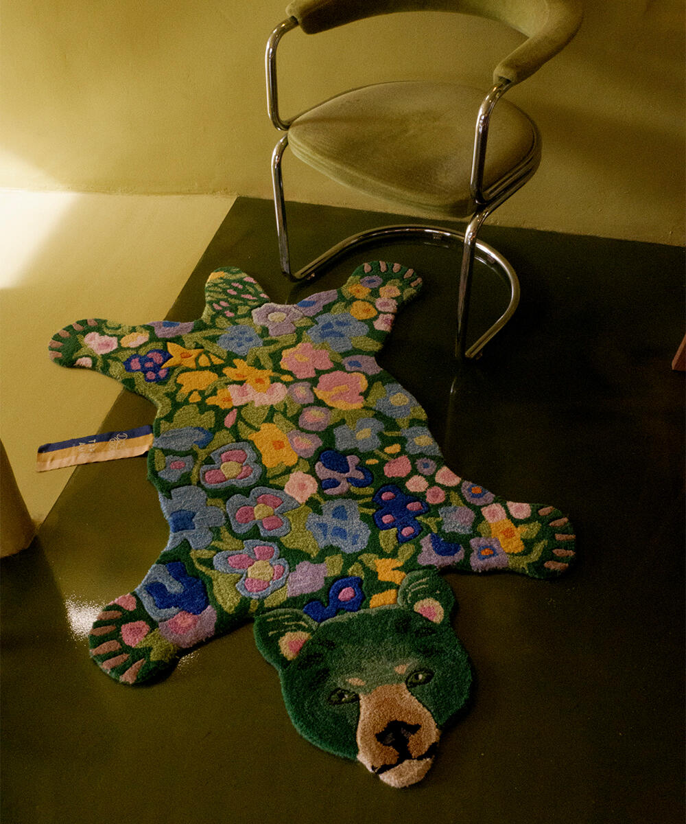 Josie Jardin Bear gulvtæppe, Large - Dessin