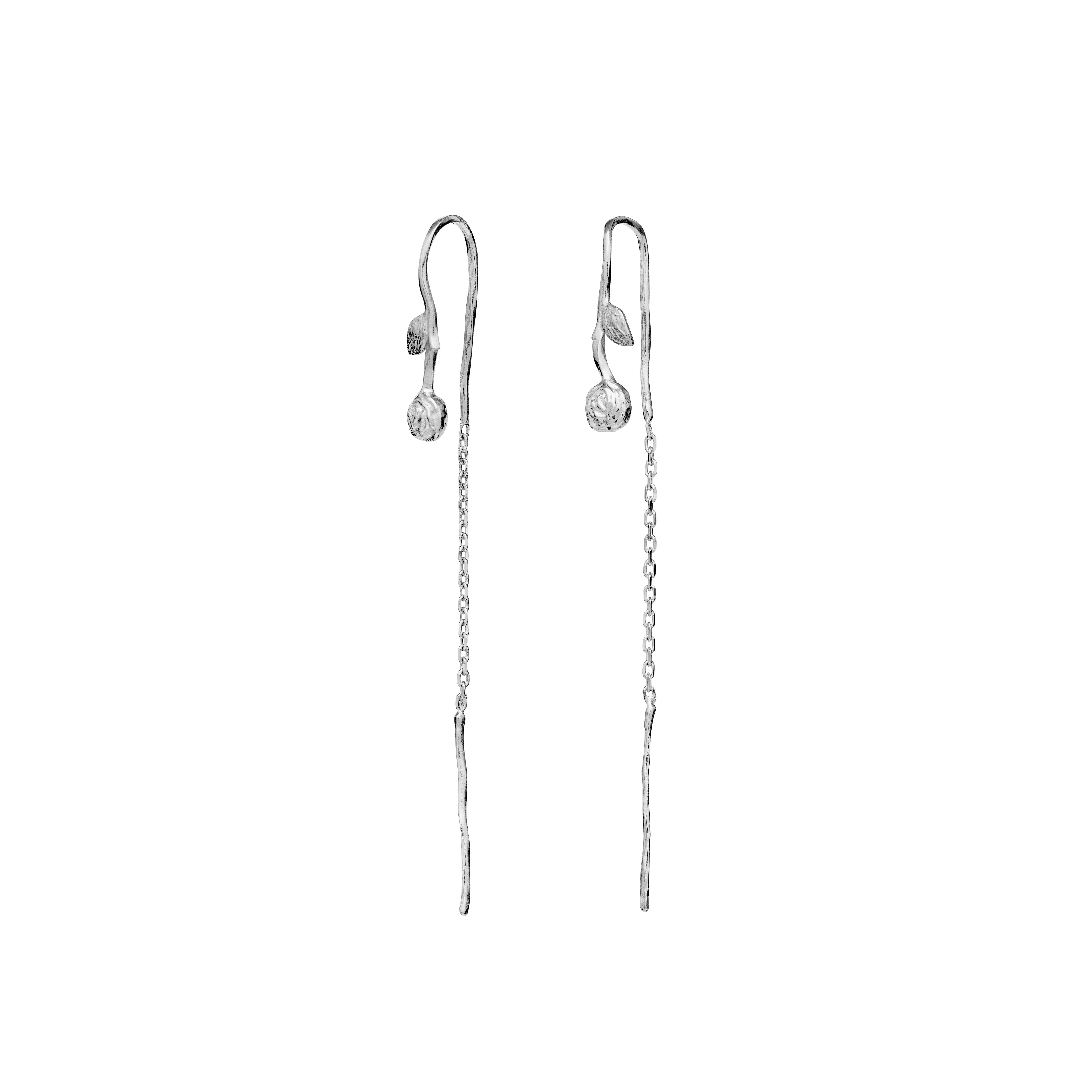 Junia hængeøreringe - sølv