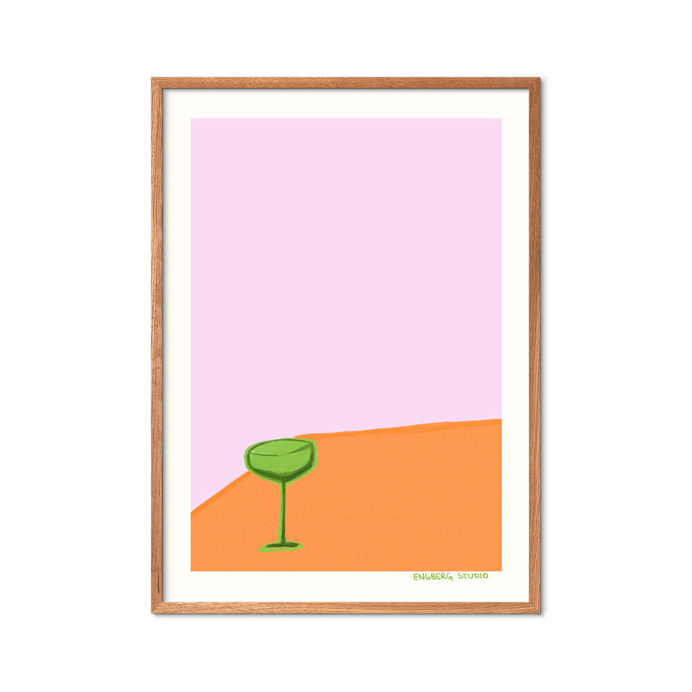 Just one more drink - Orange/pink