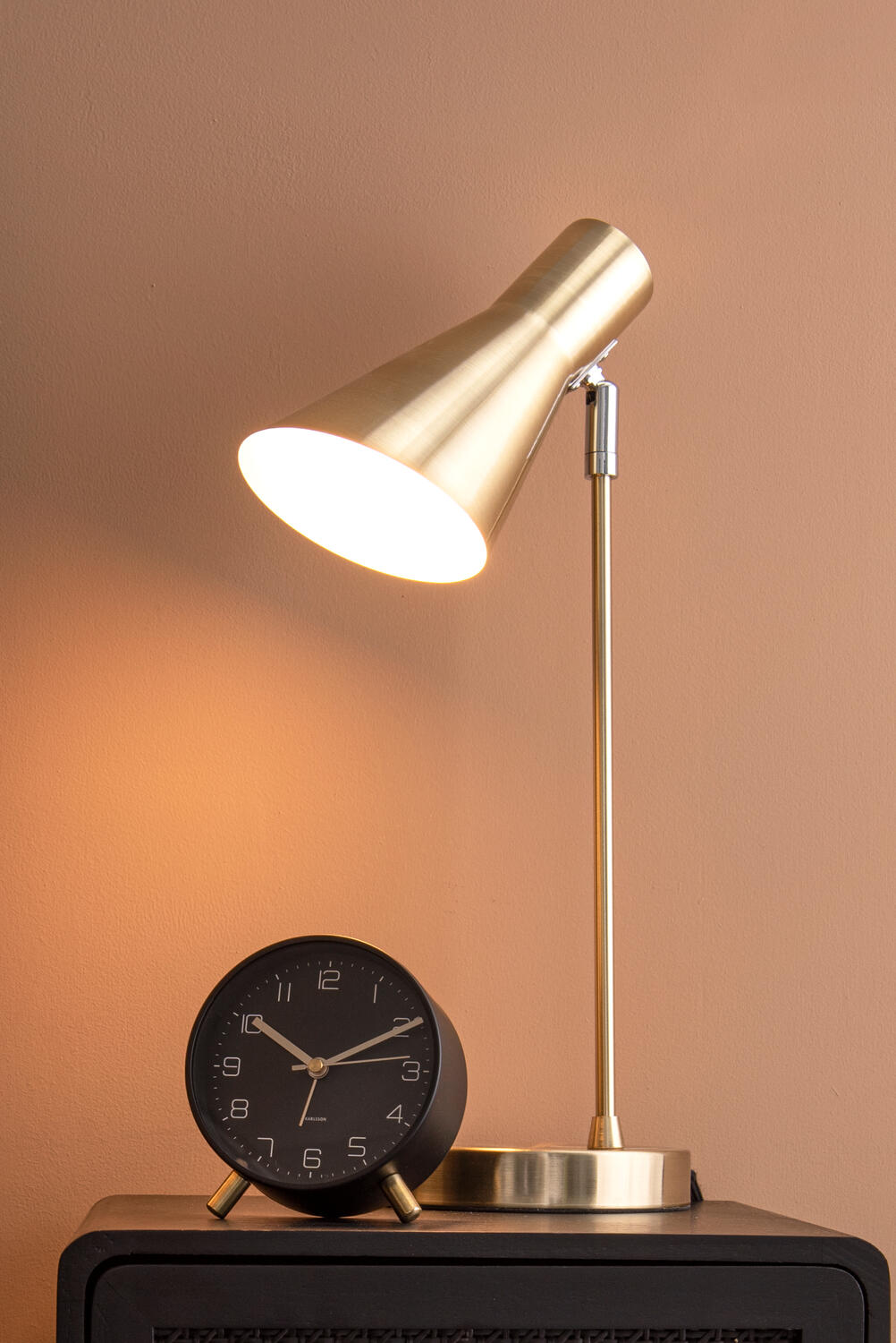 Lofty vækkeur - sort