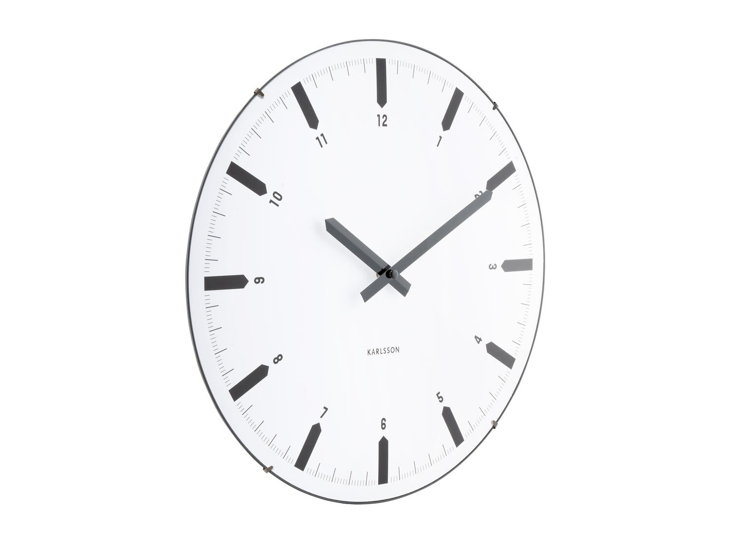 Realista Dome vægur - hvid