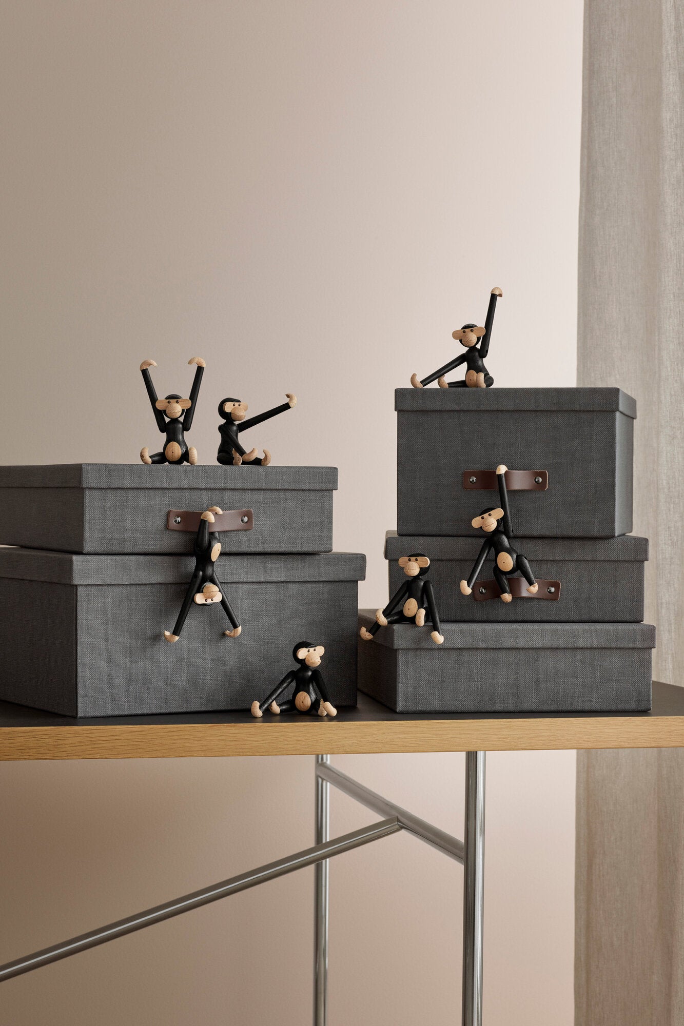 Abe, mini - mørkbejdset eg