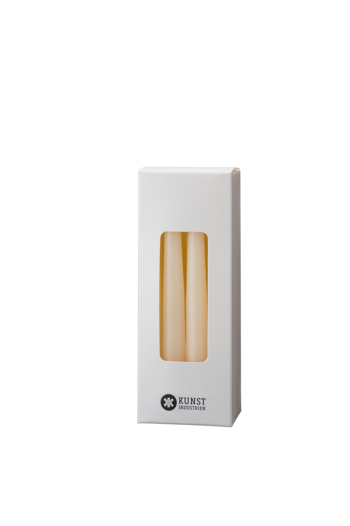 Dyppede kertelys, off white - 12 stk.