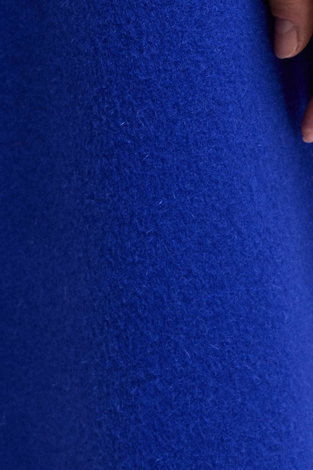 Kelp Double Face uldfrakke – Indigo Ink