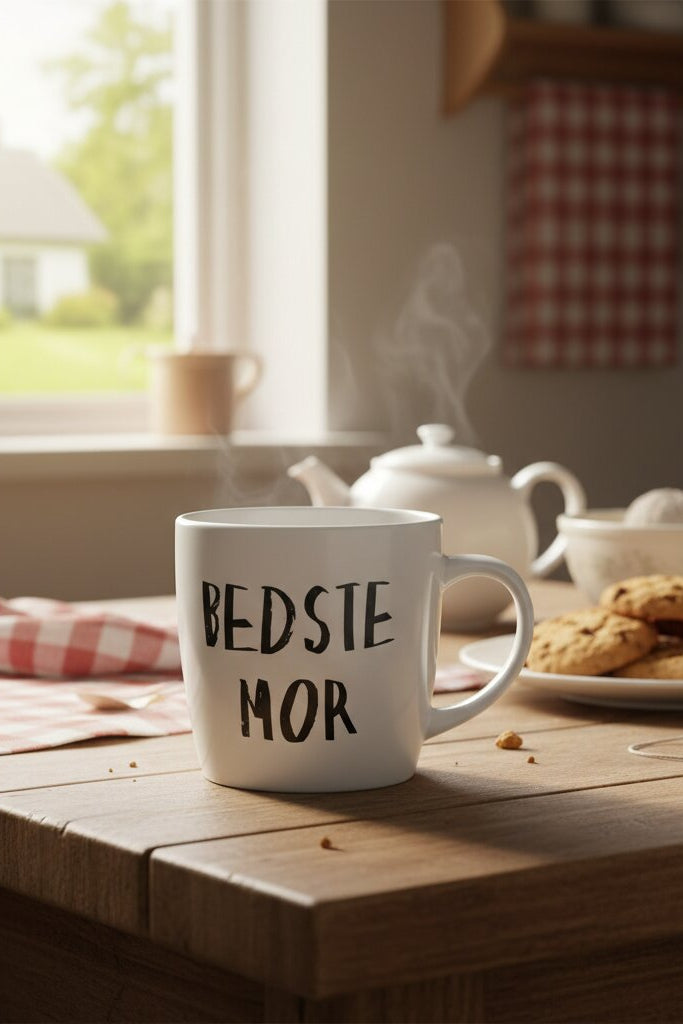 Bedstemor krus - hvid