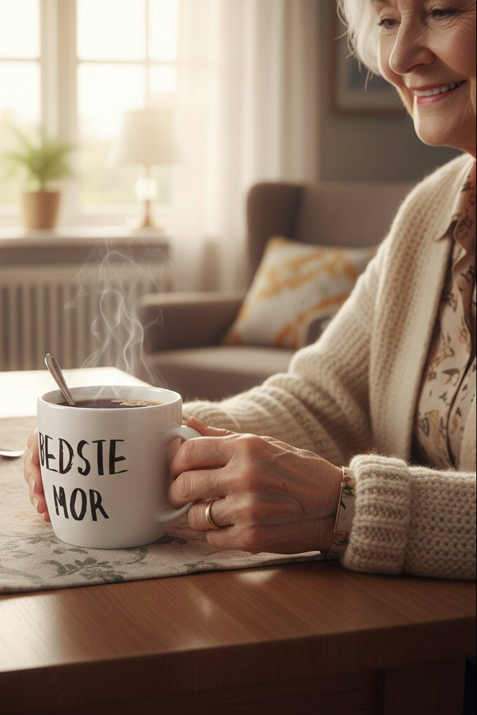 Bedstemor krus - hvid
