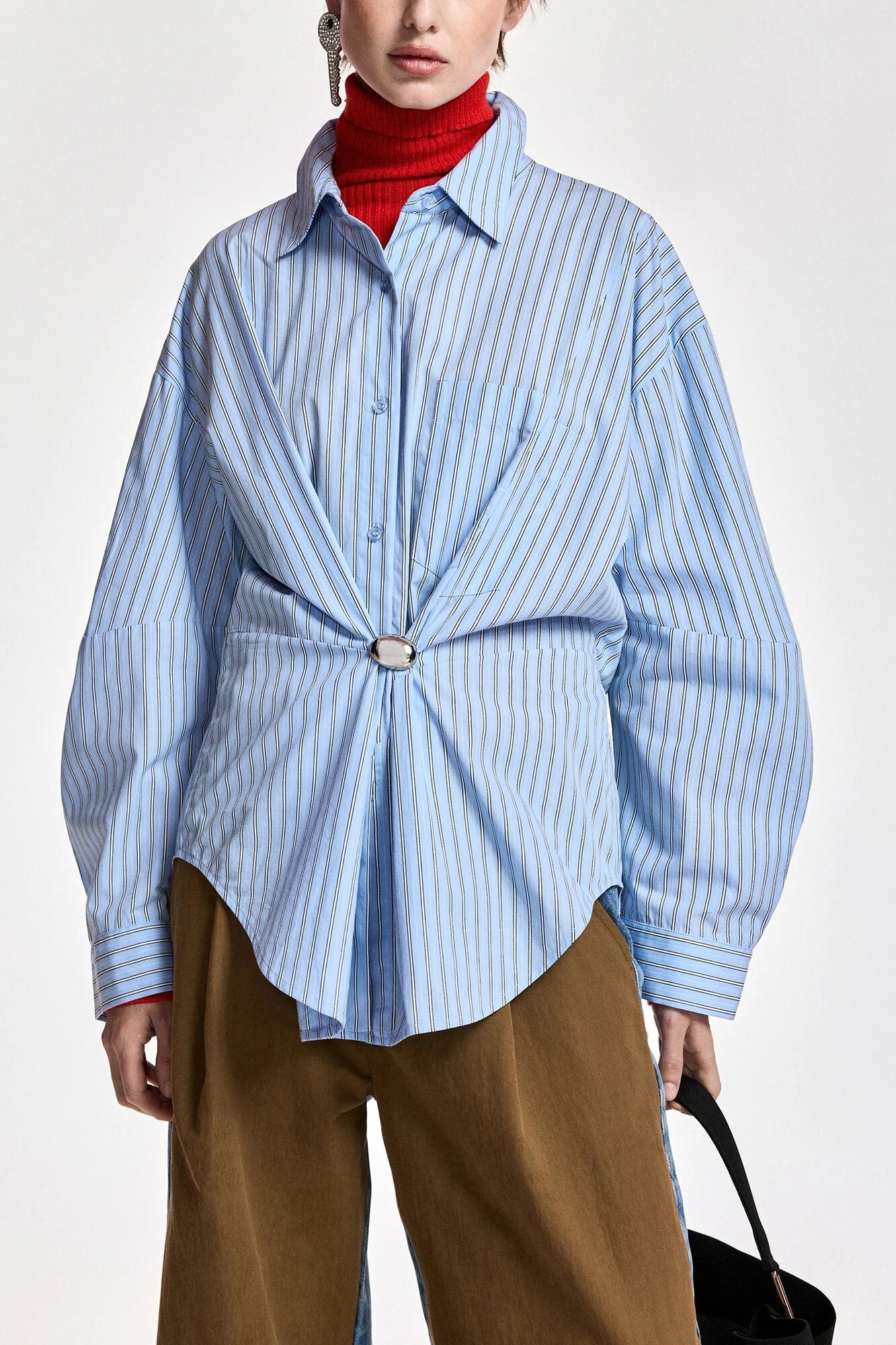 Kreative oversized skjorte – Combo1 Azure Affair