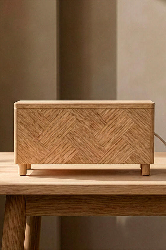 Herringbone kabelskjuler – Natural Oak