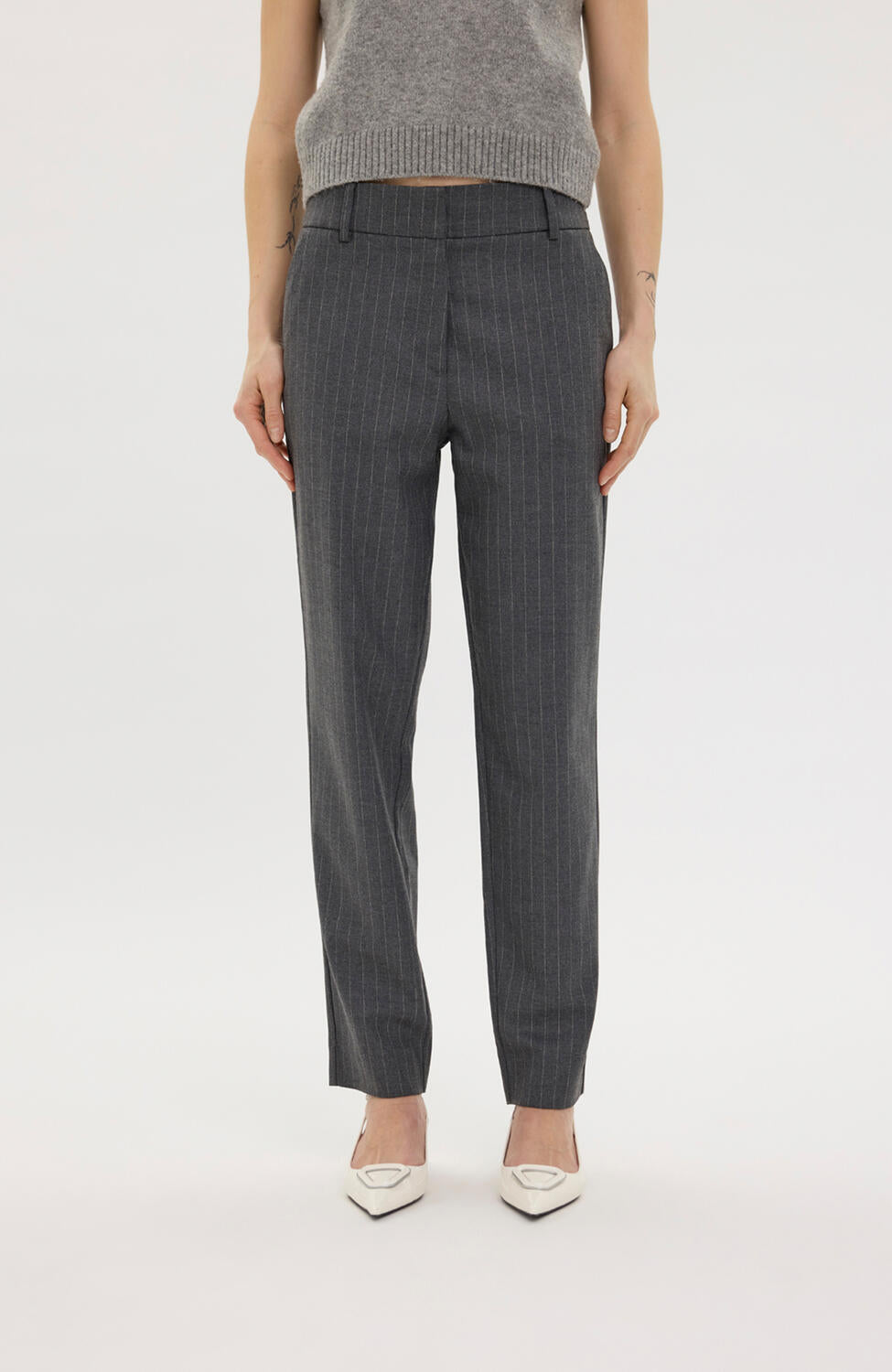 KaisaFV Ankle bukser - Meteorite Pinstripe