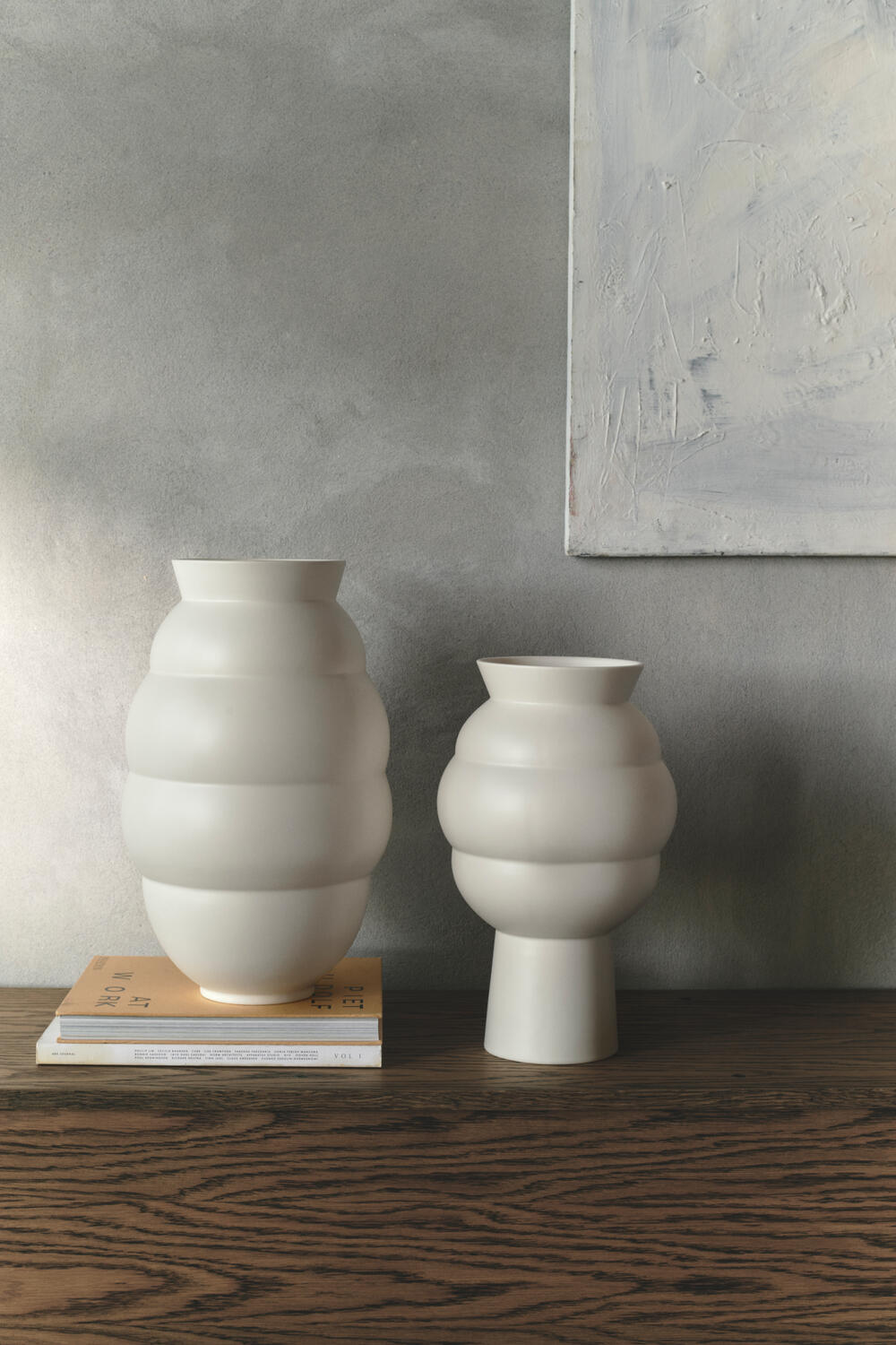 x Tortus Archie vase No5 - hvid