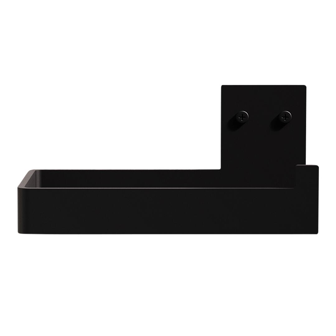 Toiletrulleholder - sort