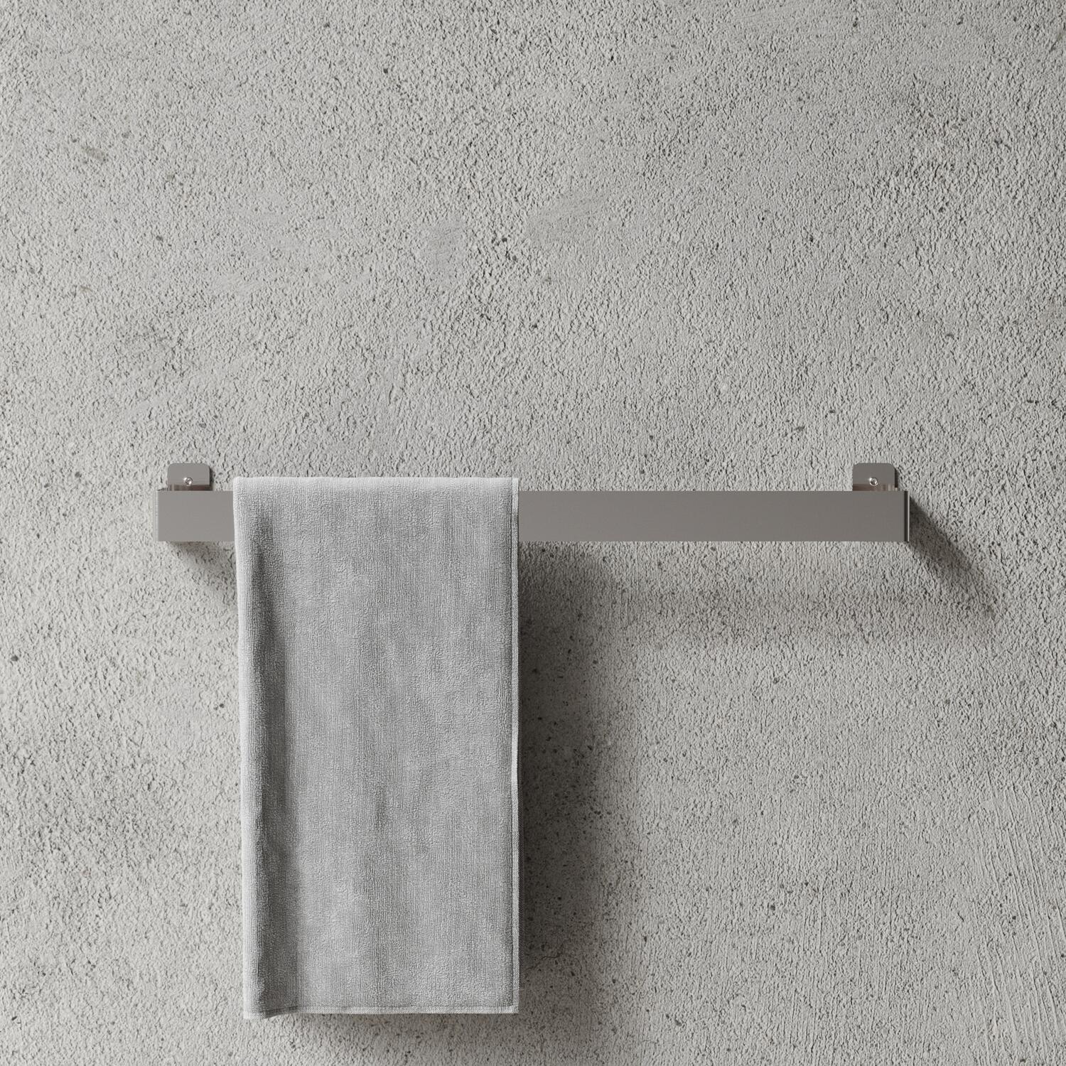 Håndklædeholder - børstet rustfrit stål