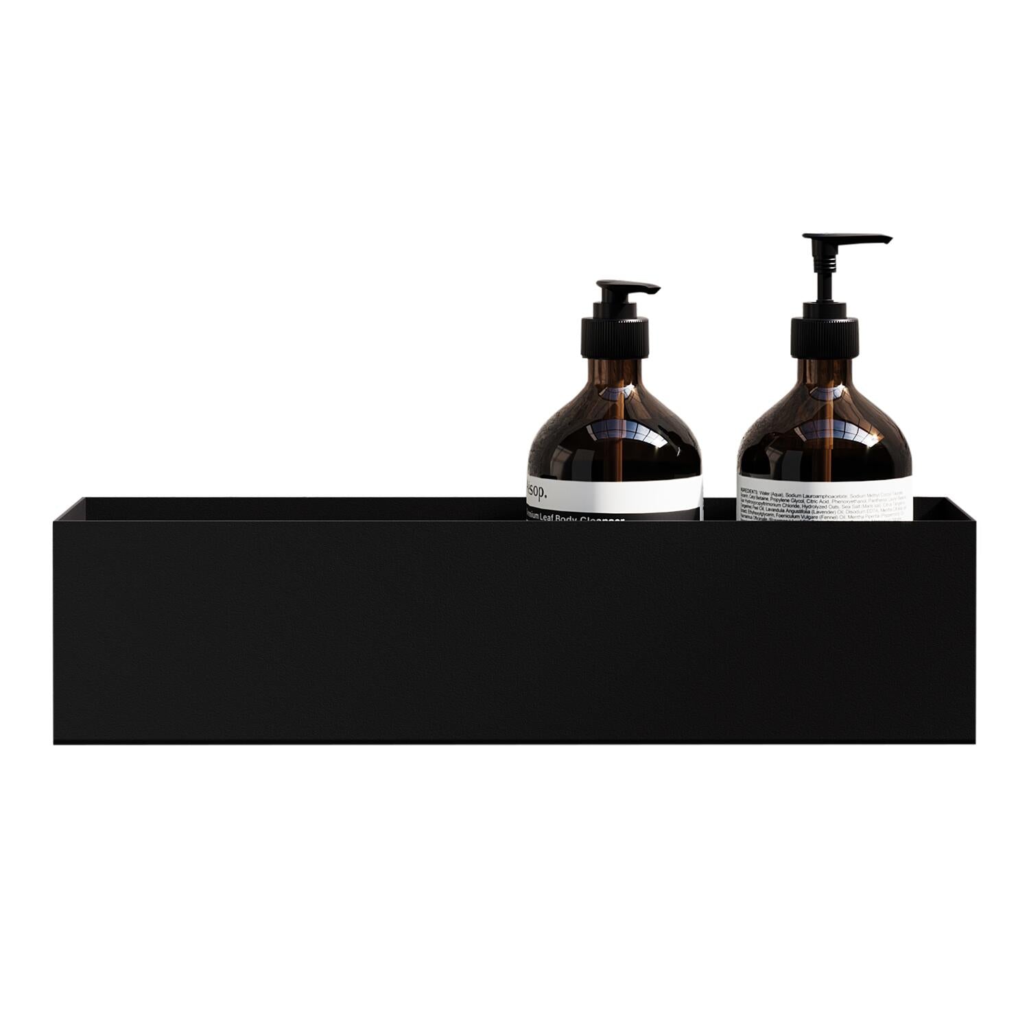 Bath hylde, L40 cm - sort