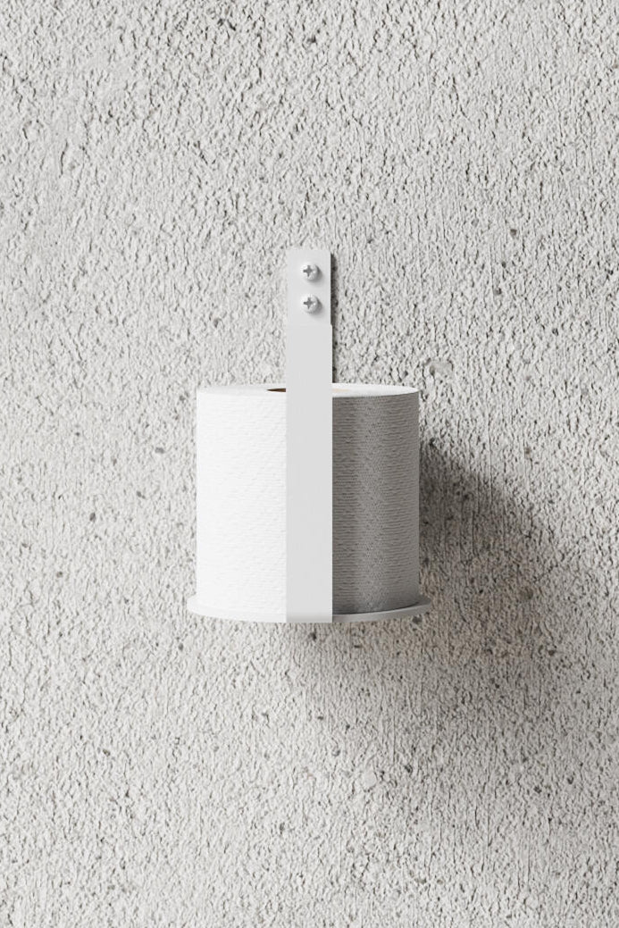 Toiletrulleholder - hvid