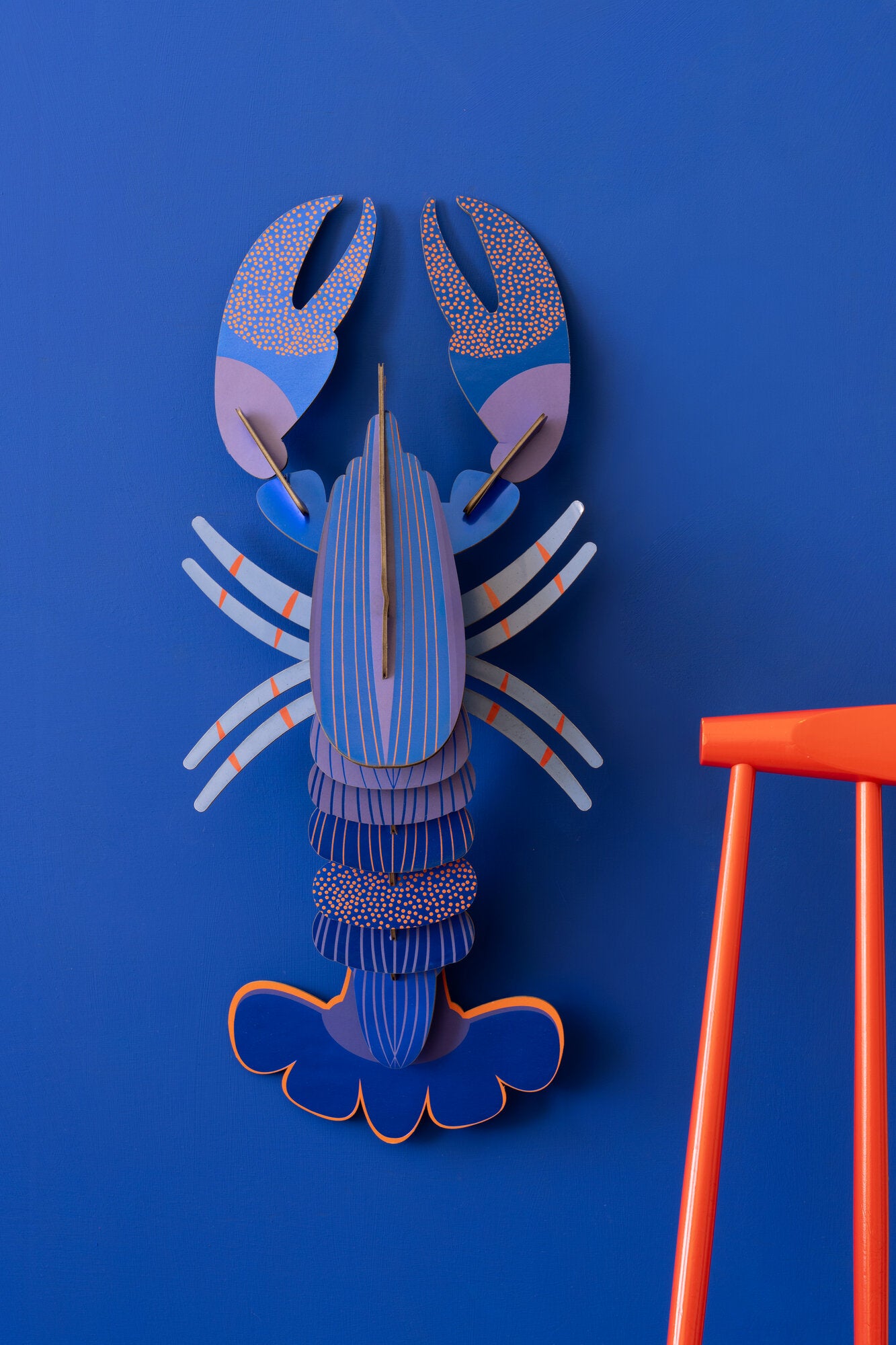 Lapis Lobster vægdekoration - blå