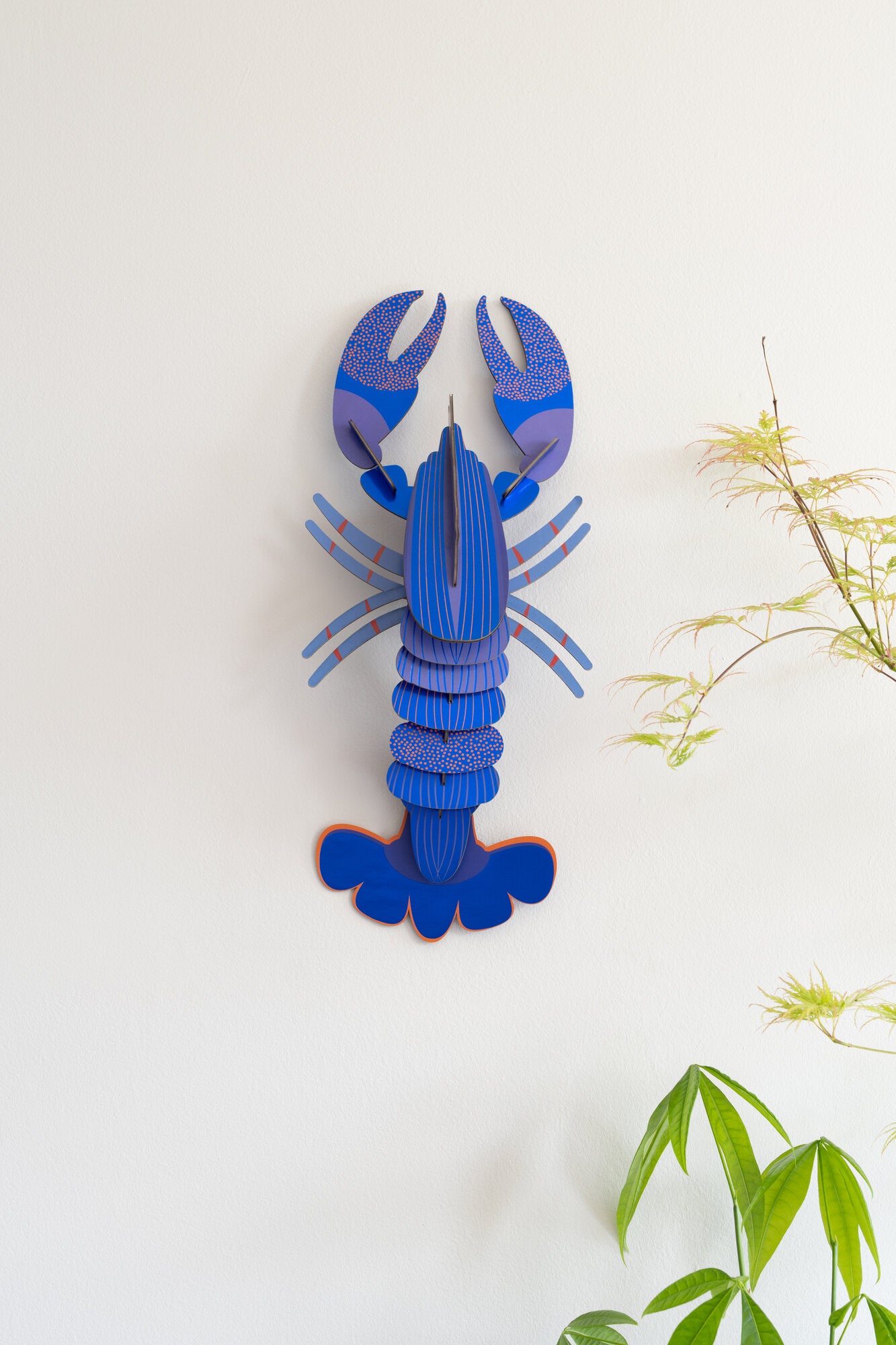 Lapis Lobster vægdekoration - blå