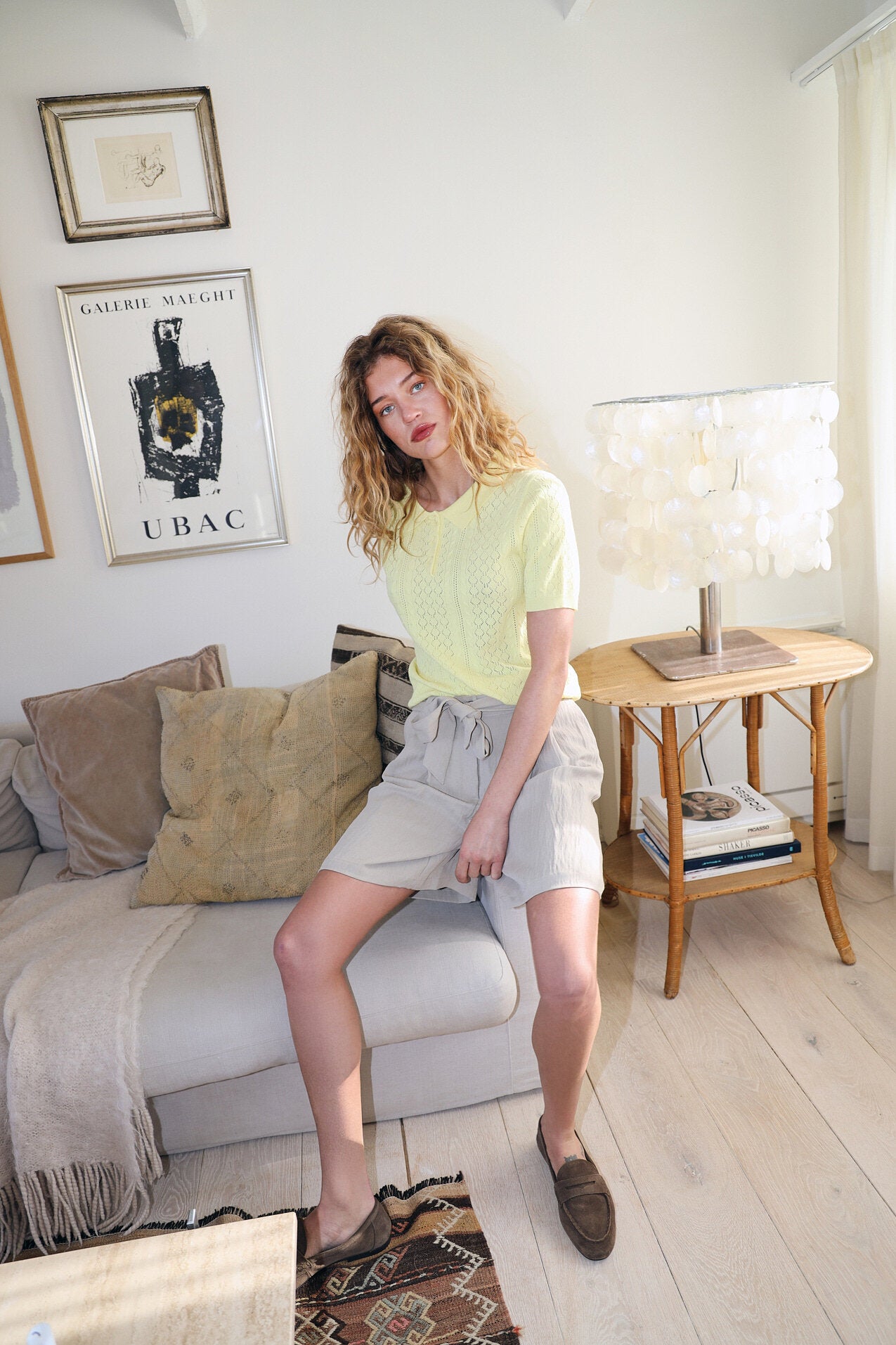 Alaia Polotrøje - 96 Neon Yellow