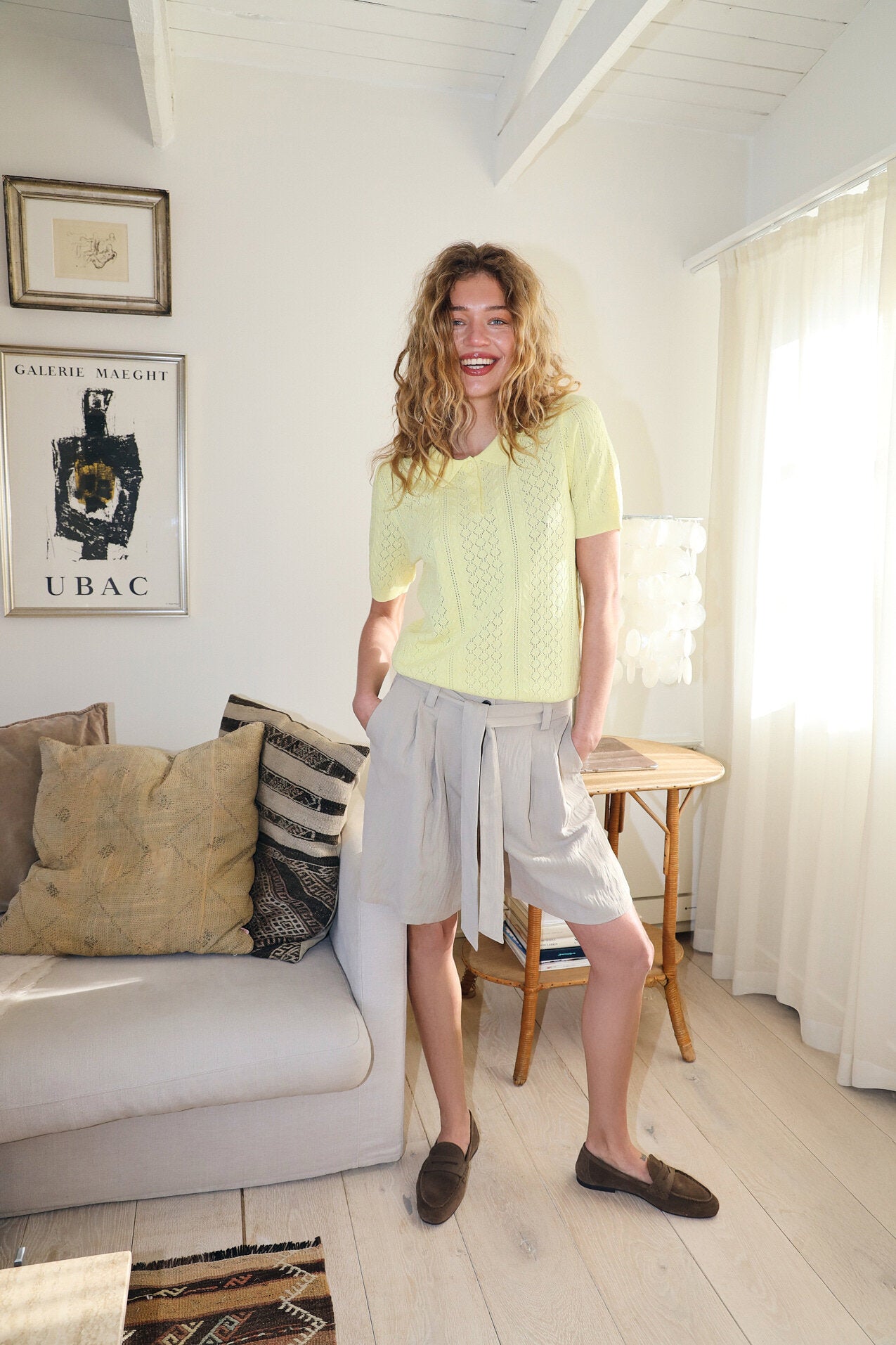 Alaia Polotrøje - 96 Neon Yellow
