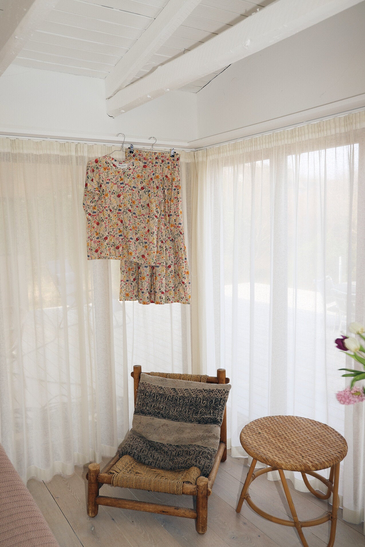 Mya kortærmet skjorte - 74 Flower Print