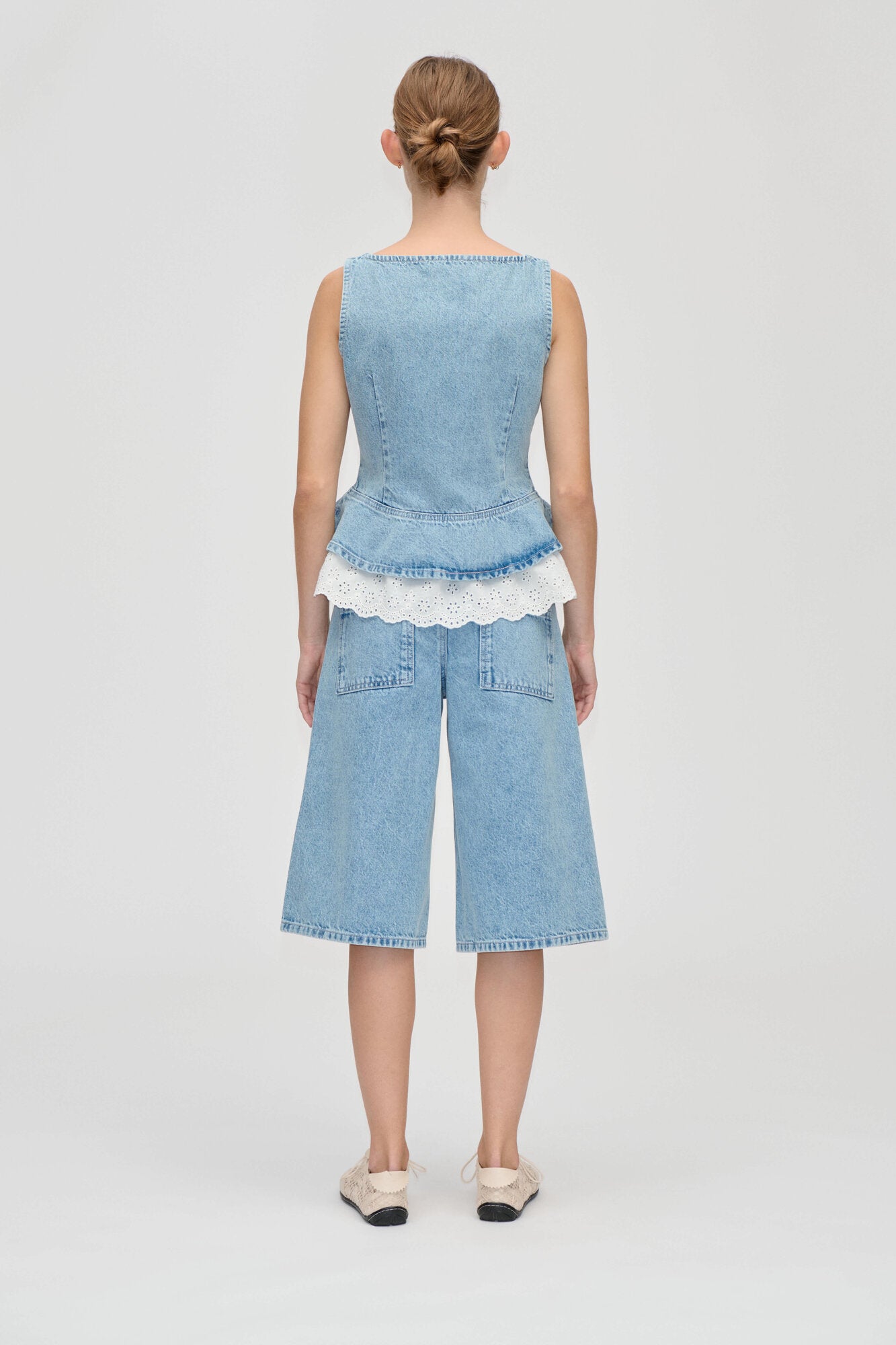 2514 Logoed Loop Jorts - Denim Blue