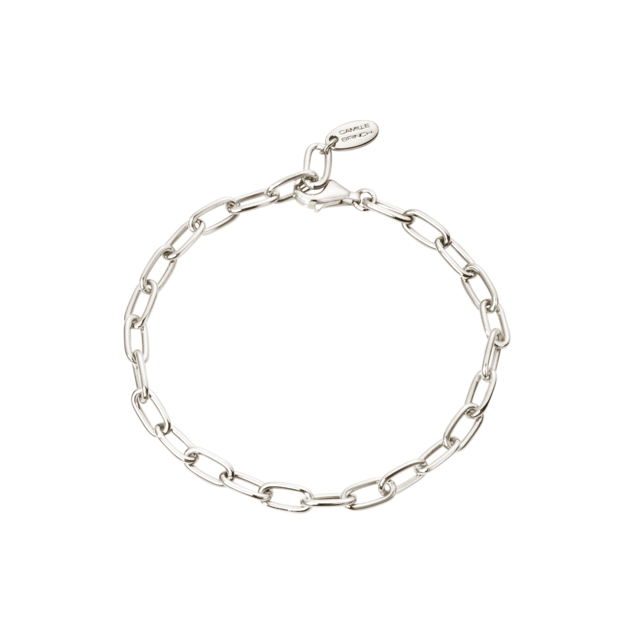 Link Puffer armbånd - sølv