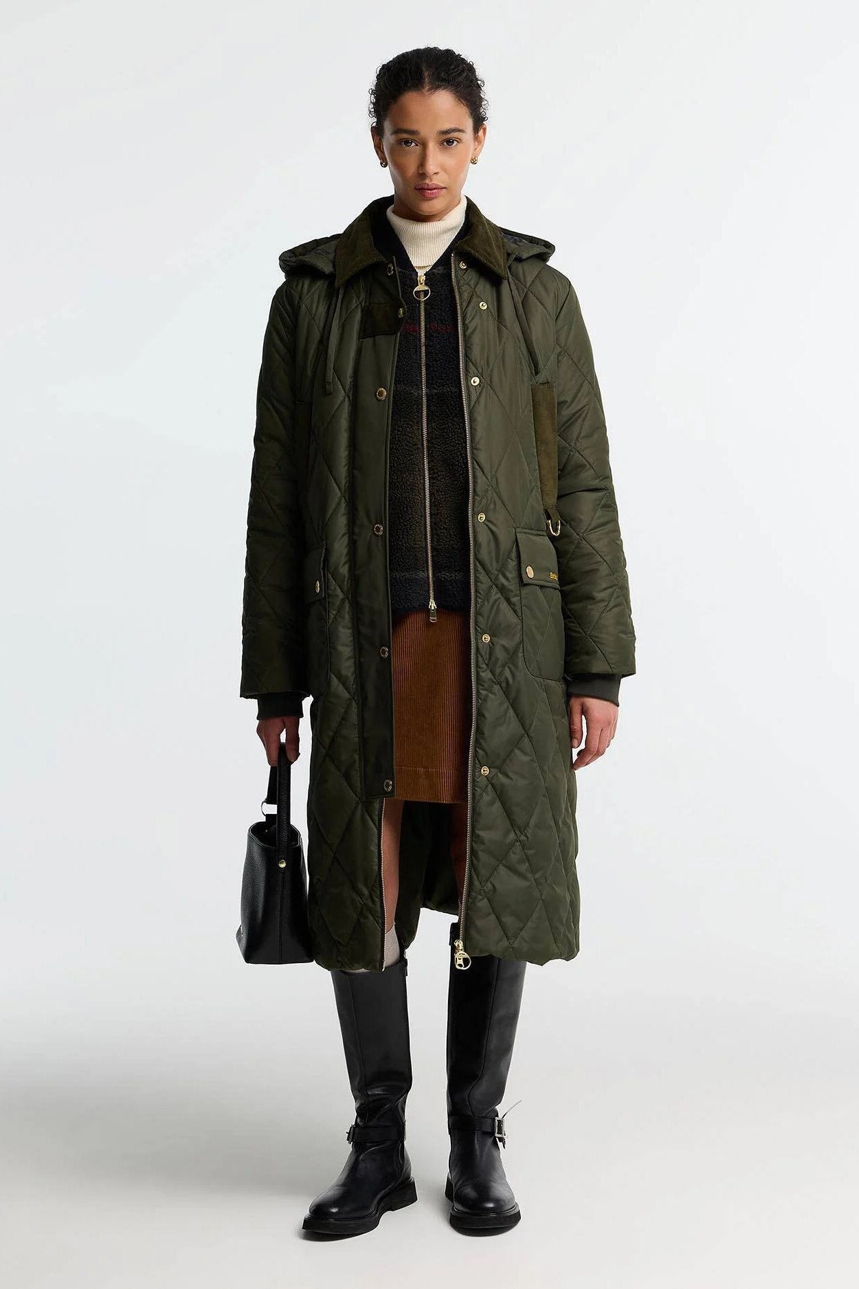 Rudson quilt frakke – Olive