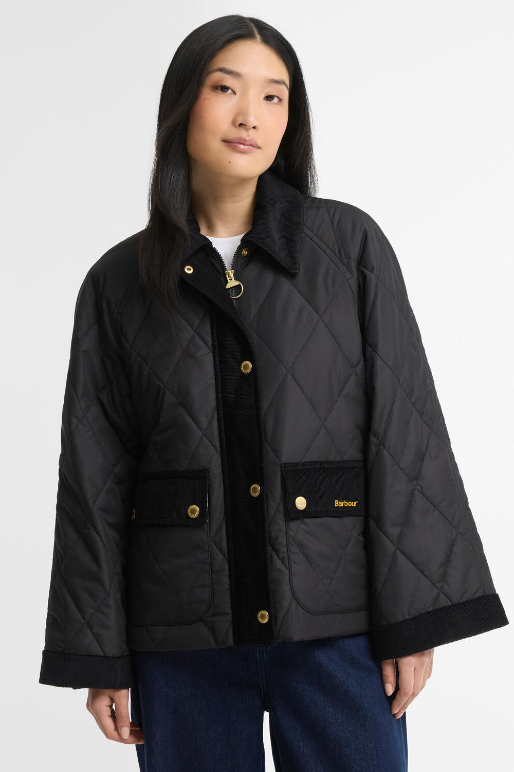 Kilnwick quiltet jakke - sort