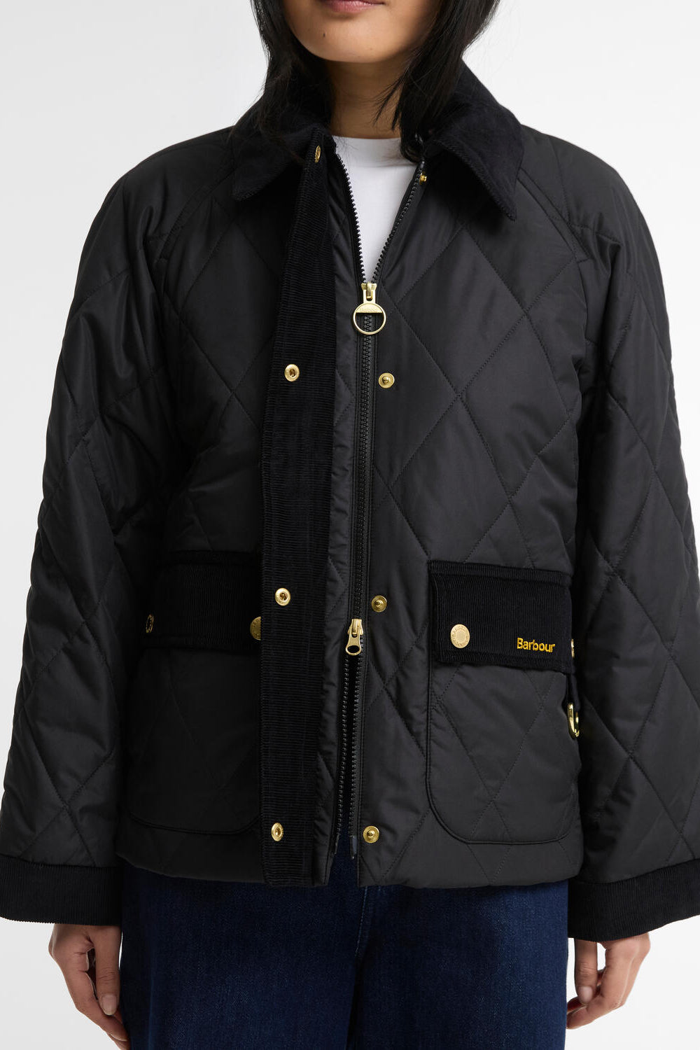 Kilnwick quiltet jakke - sort