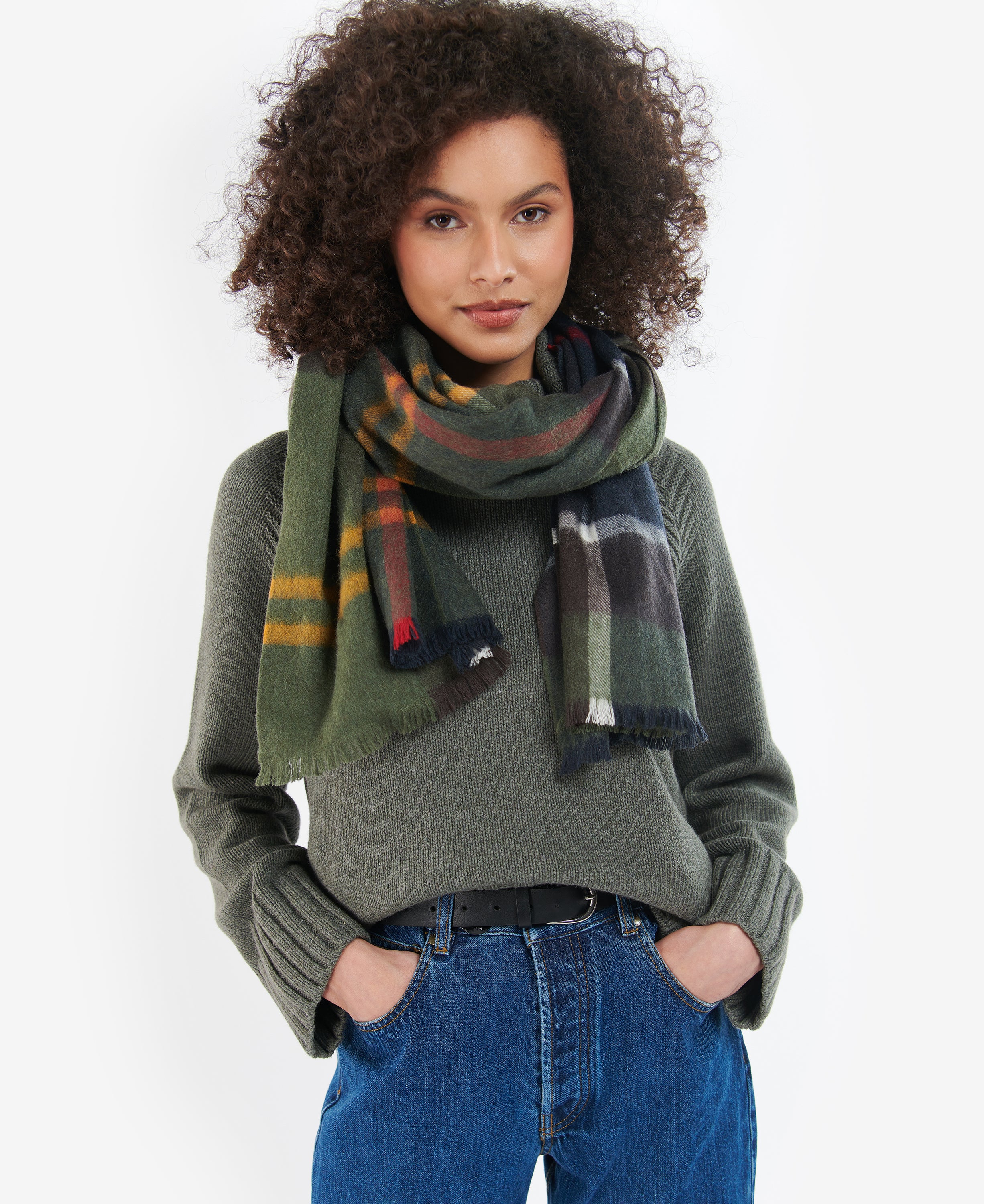 Rosefield Tartan uld halstørklæde - Classic Tartan