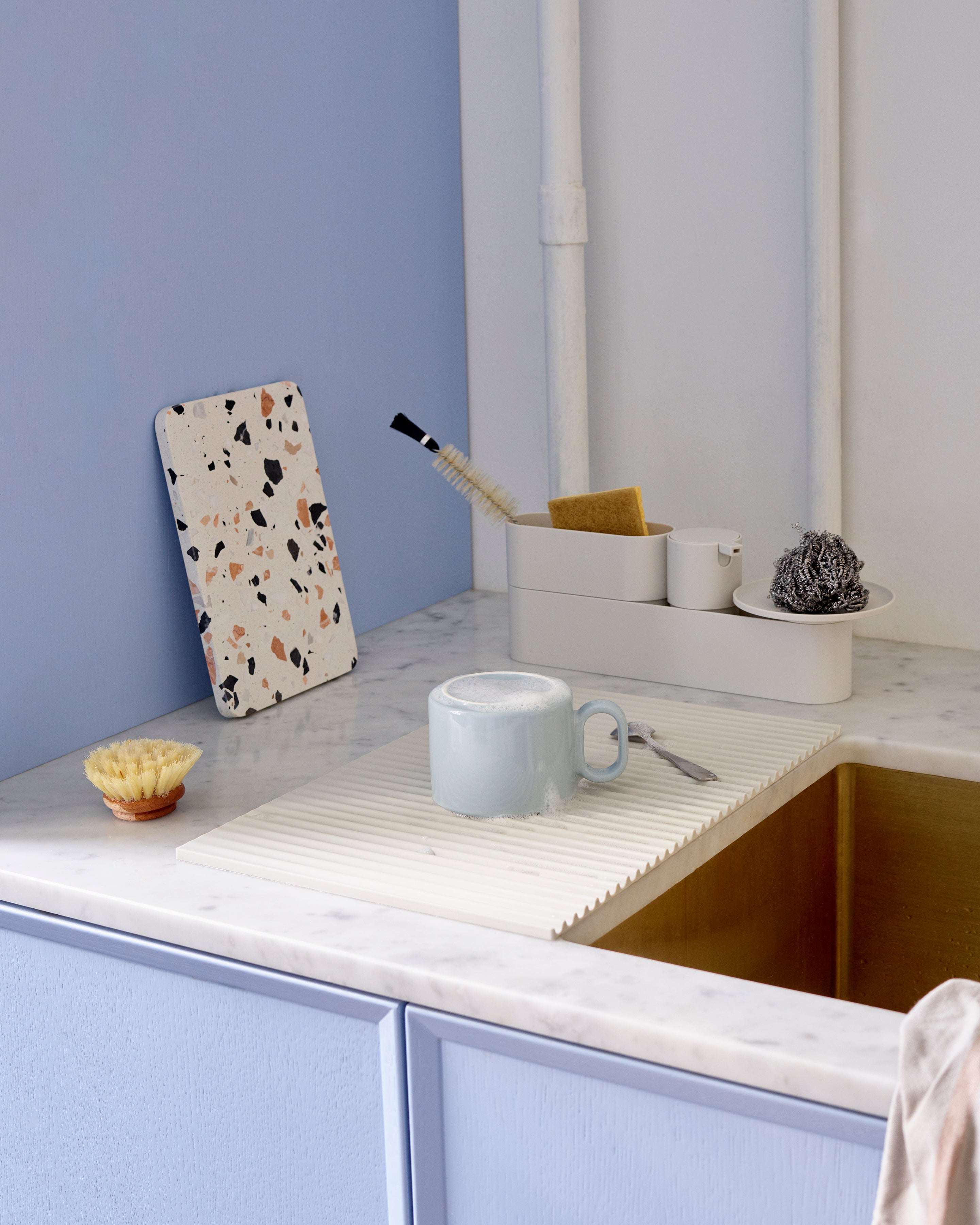 DISH-IT opvaskeholder - lysegrå