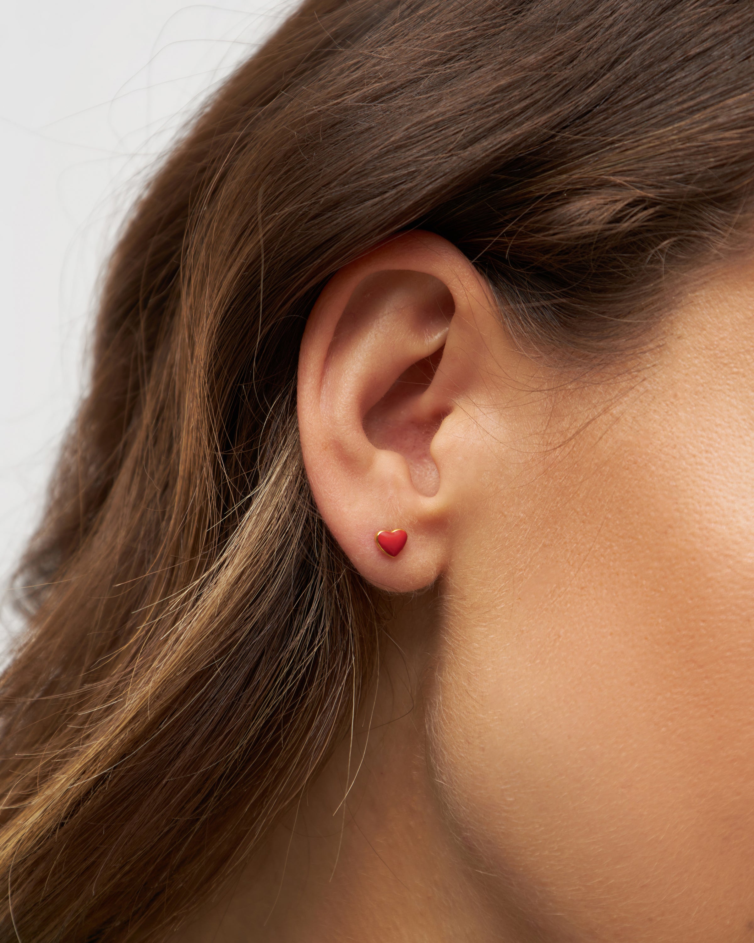 Love u, ørering - Passion Red, 1 stk.