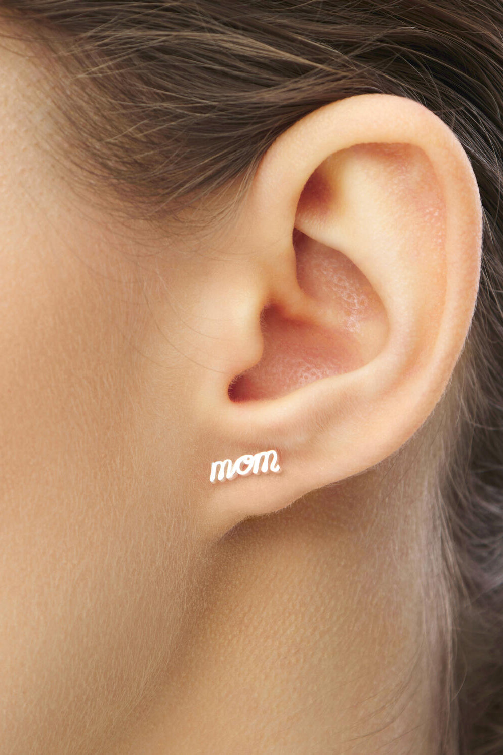 For My Mom ørestik - sølv