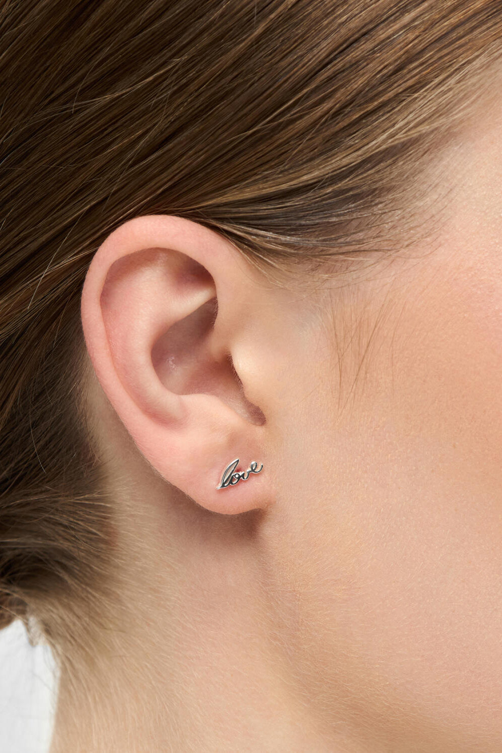 For My Love ørestik - sølv