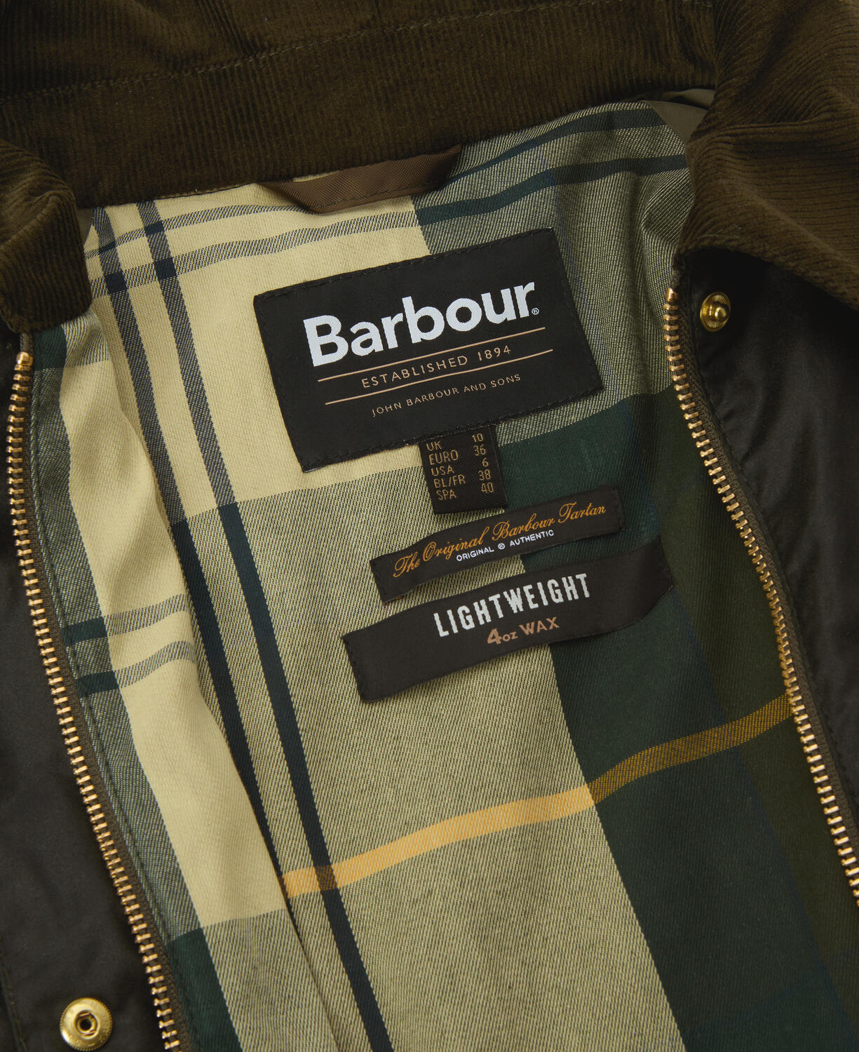 Liza Wax jakke - Olive/Black