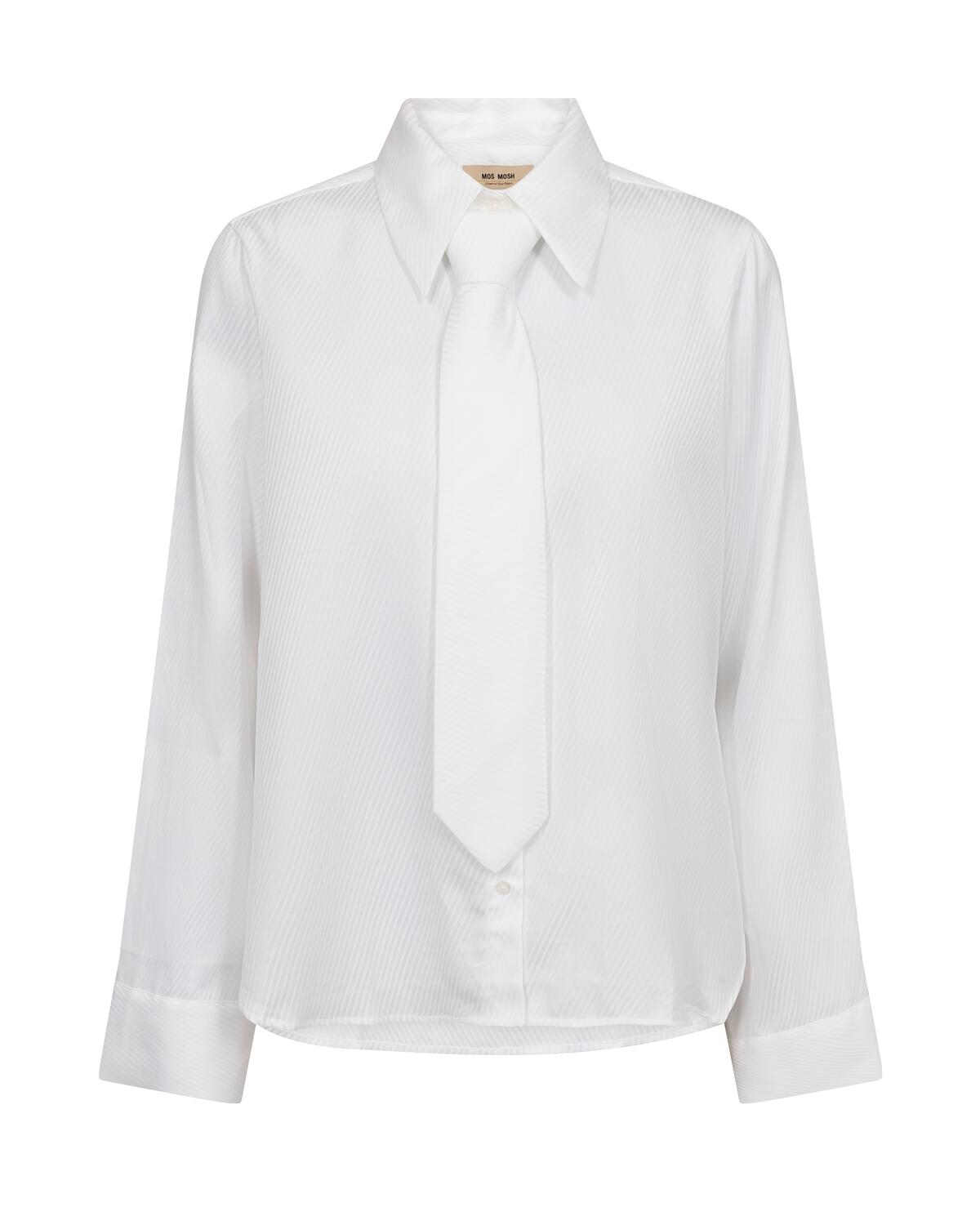 Ayen Stripe skjorte - hvid