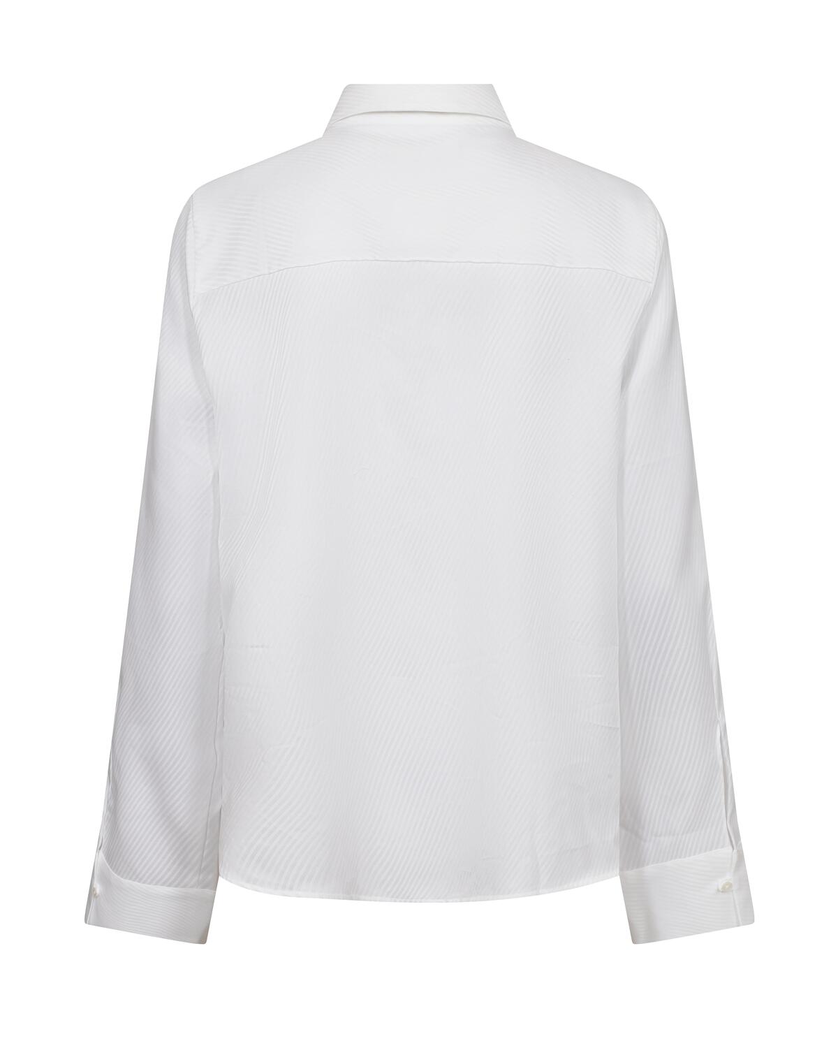 Ayen Stripe skjorte - hvid