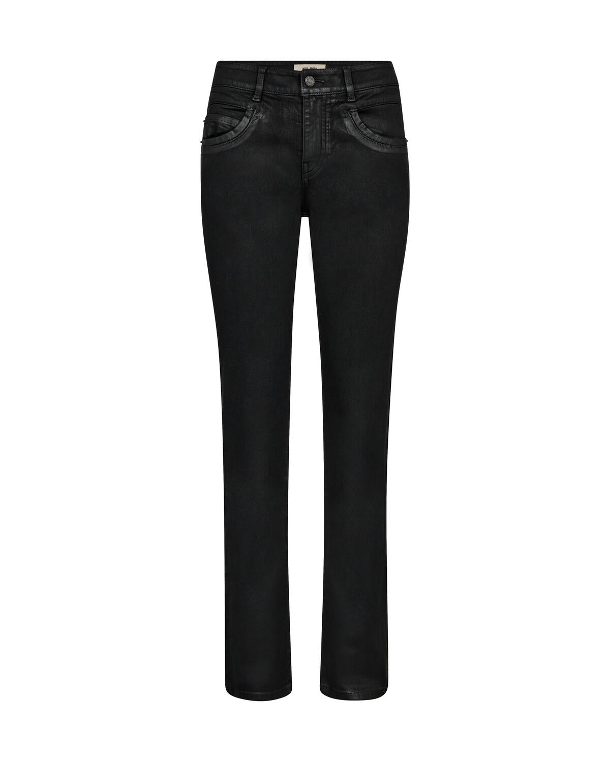 Carla Naomi Coated jeans - sort