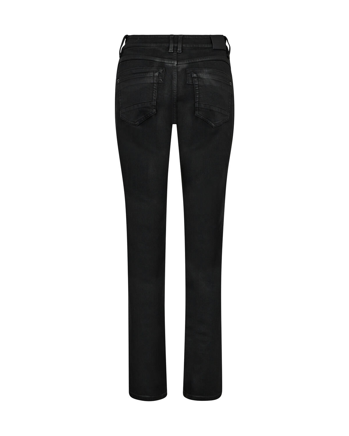 Carla Naomi Coated jeans - sort